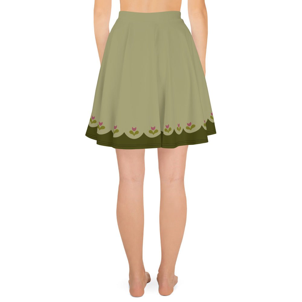 Baby Anna Skater Skirt adult frozenanna frozenbaby anna#tag4##tag5##tag6#