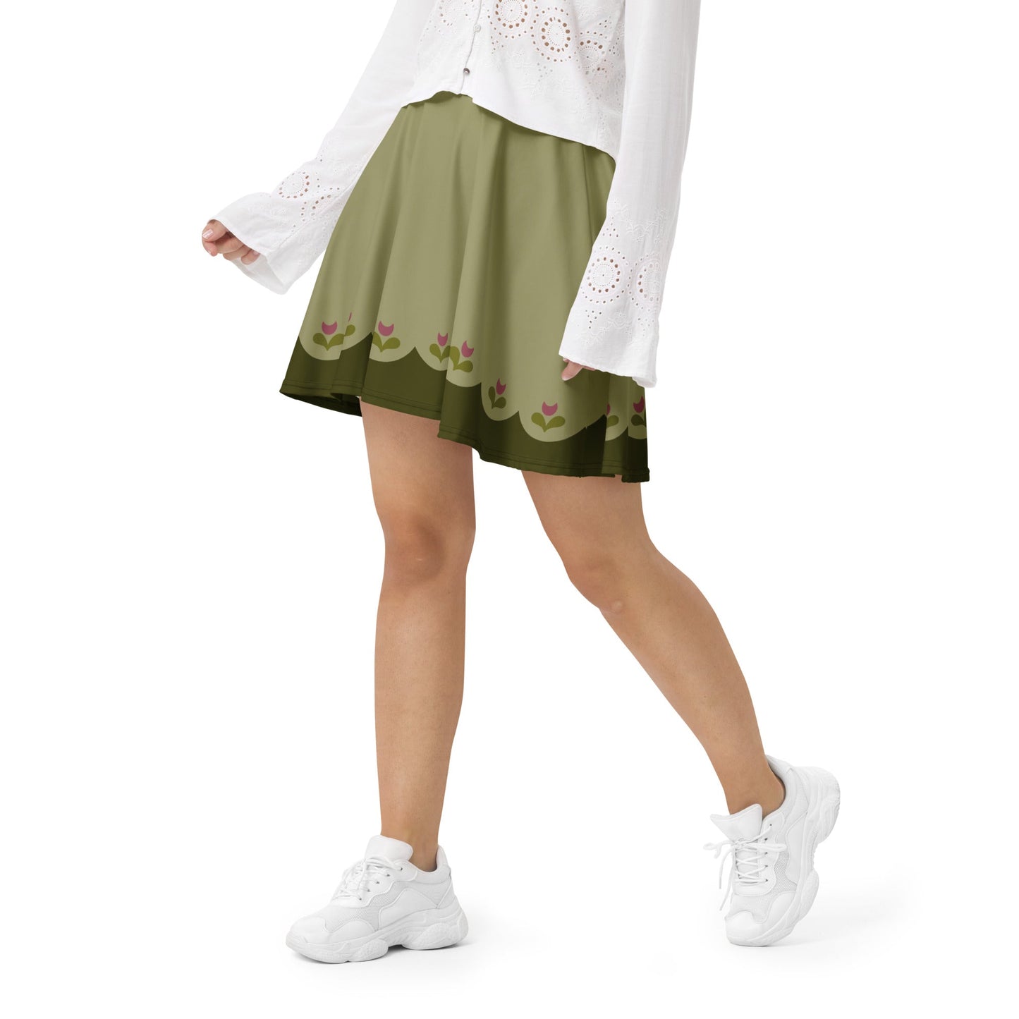 Baby Anna Skater Skirt adult frozenanna frozenbaby anna#tag4##tag5##tag6#