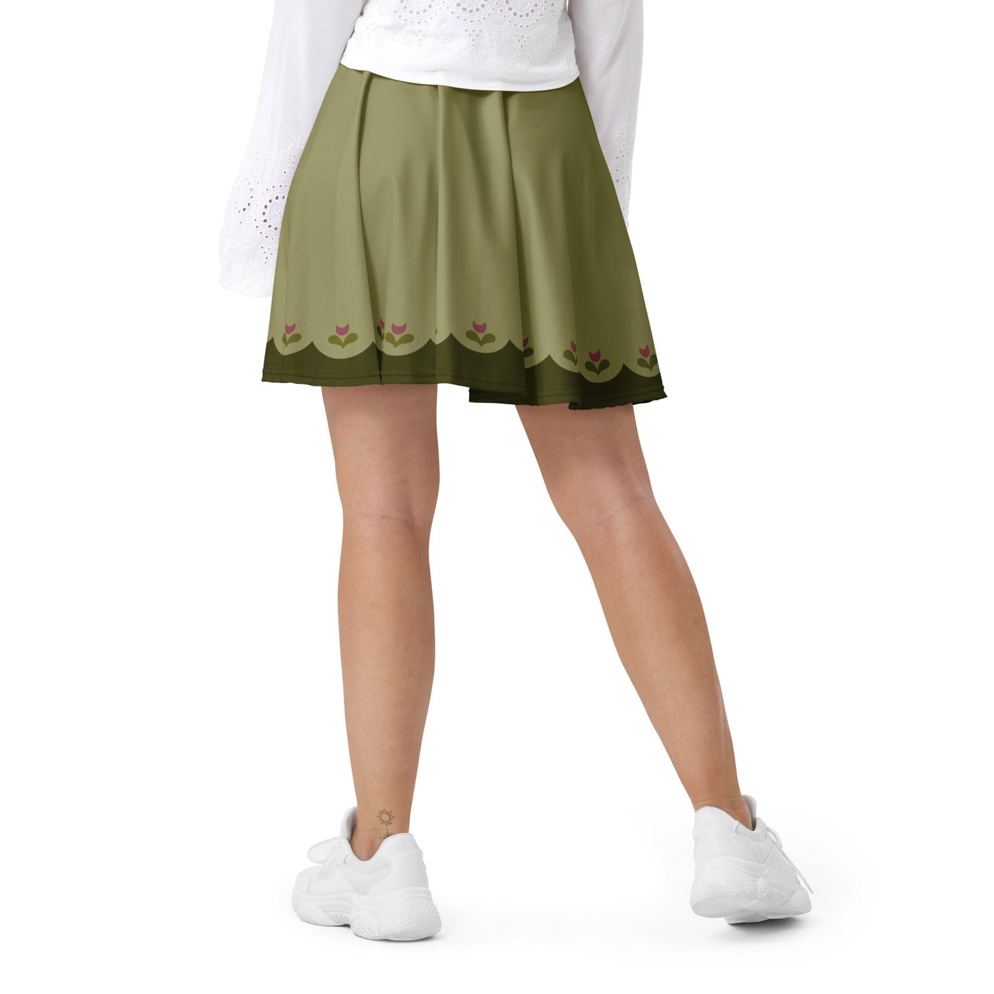 Baby Anna Skater Skirt adult frozenanna frozenbaby anna#tag4##tag5##tag6#