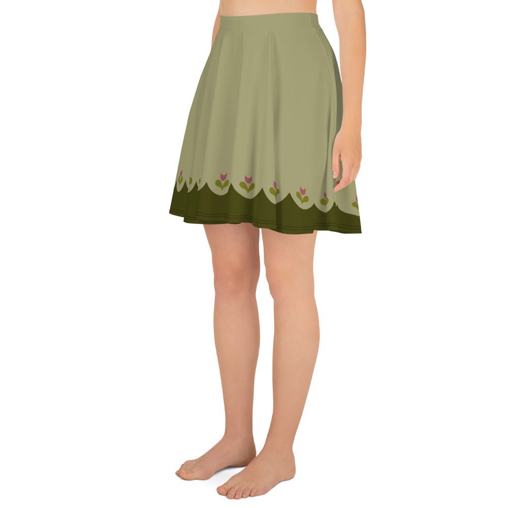 Baby Anna Skater Skirt adult frozenanna frozenbaby anna#tag4##tag5##tag6#