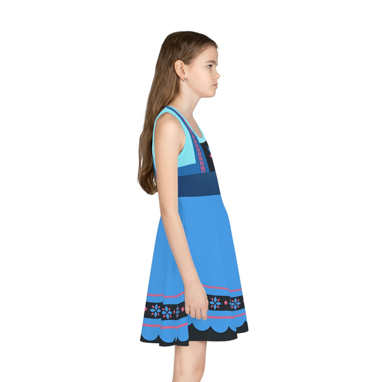 Baby Elsa Girls' Sleeveless Sundress All Over PrintAOPAOP Clothing#tag4##tag5##tag6#