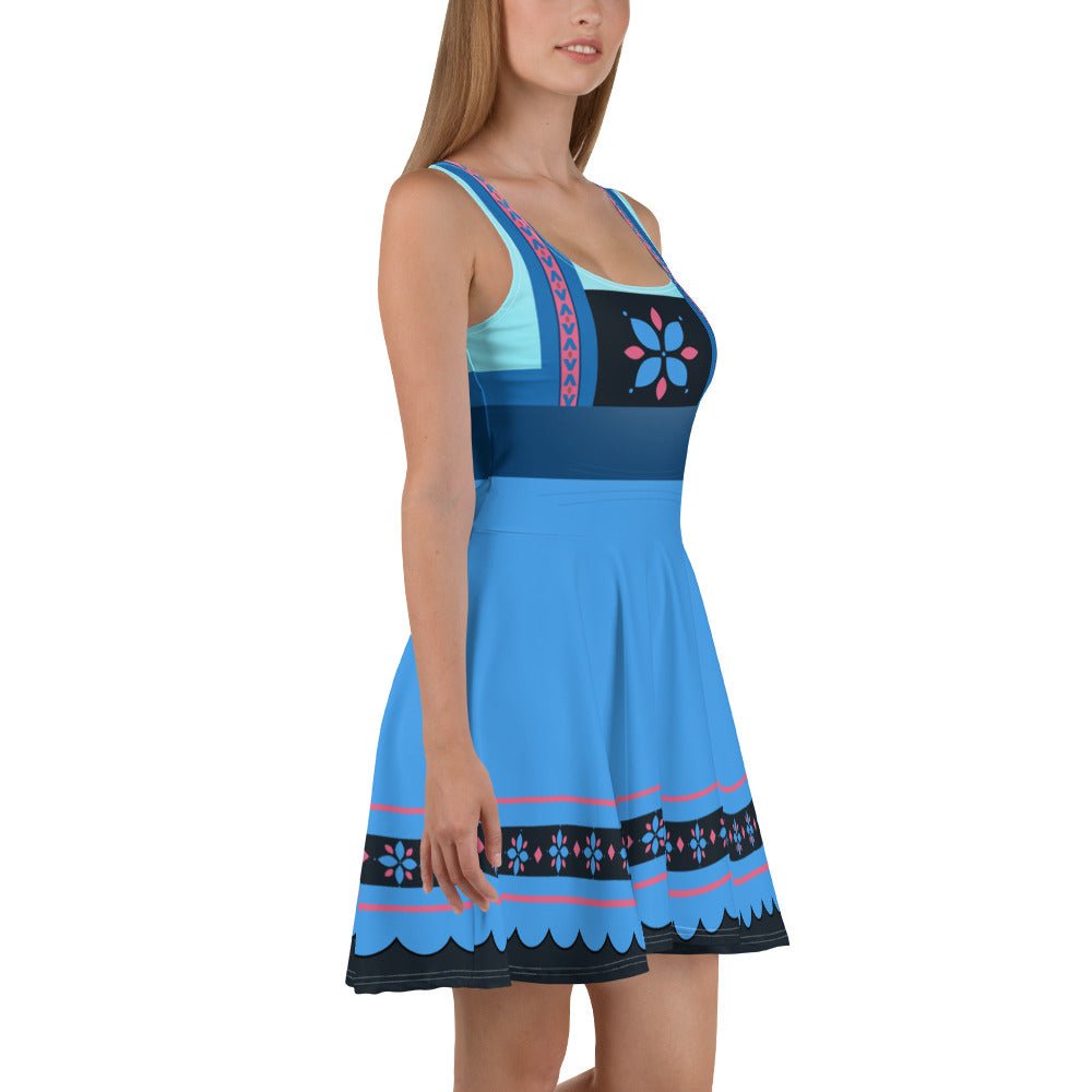 Baby Elsa Skater Dress adult frozen clothingarrendalle trip dressbaby elsa#tag4##tag5##tag6#