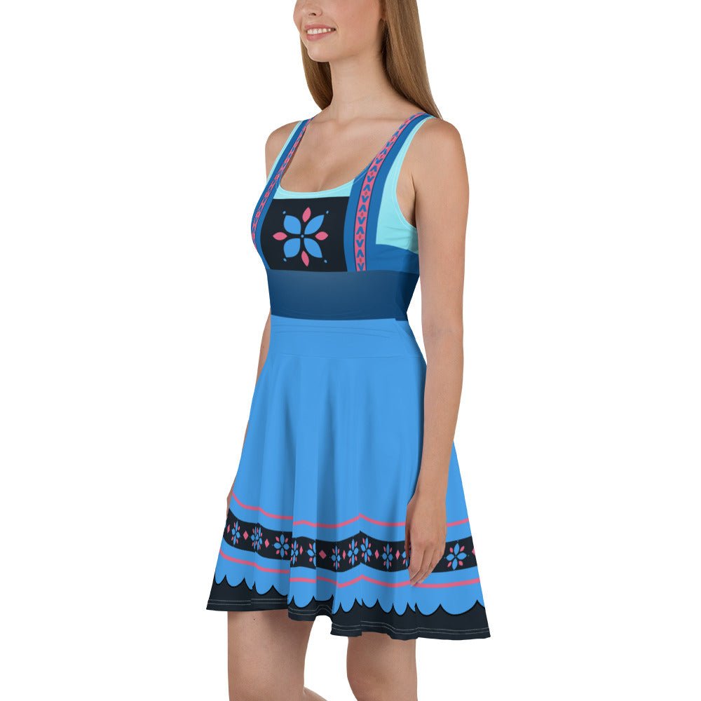 Baby Elsa Skater Dress adult frozen clothingarrendalle trip dressbaby elsa#tag4##tag5##tag6#
