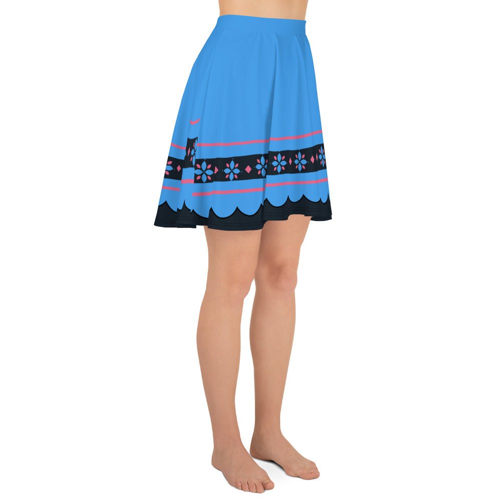 Baby Elsa Skater Skirt adult frozen clothingarrendalle trip dressbaby elsa#tag4##tag5##tag6#