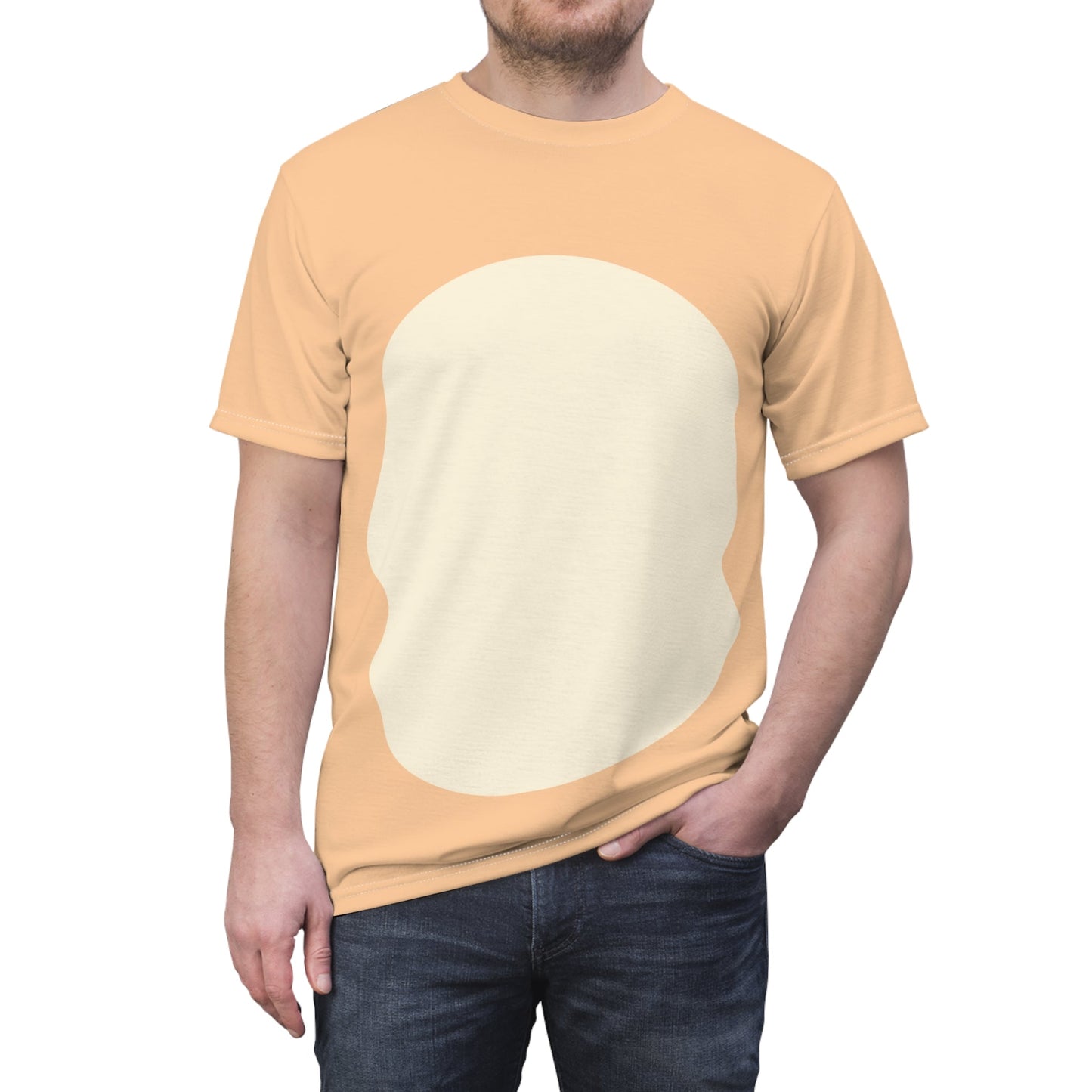 Blue Heeler Inspired Unisex Tee- Running Costume, Cosplay, Bounding All Over PrintAOP ClothingAssembled in the USA#tag4##tag5##tag6#