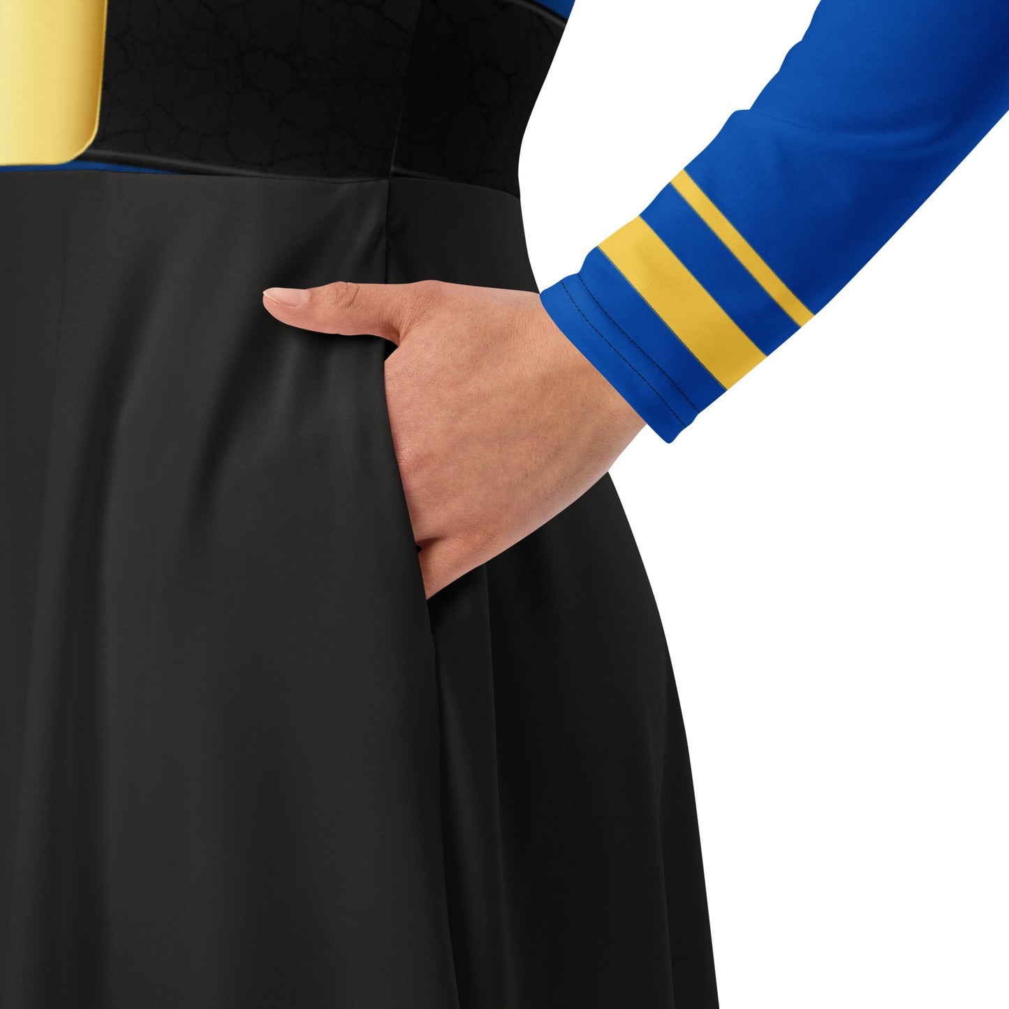 Blue Nutcracker long sleeve midi dress adult nutcrackeradult nutcracker stylechristmas party#tag4##tag5##tag6#