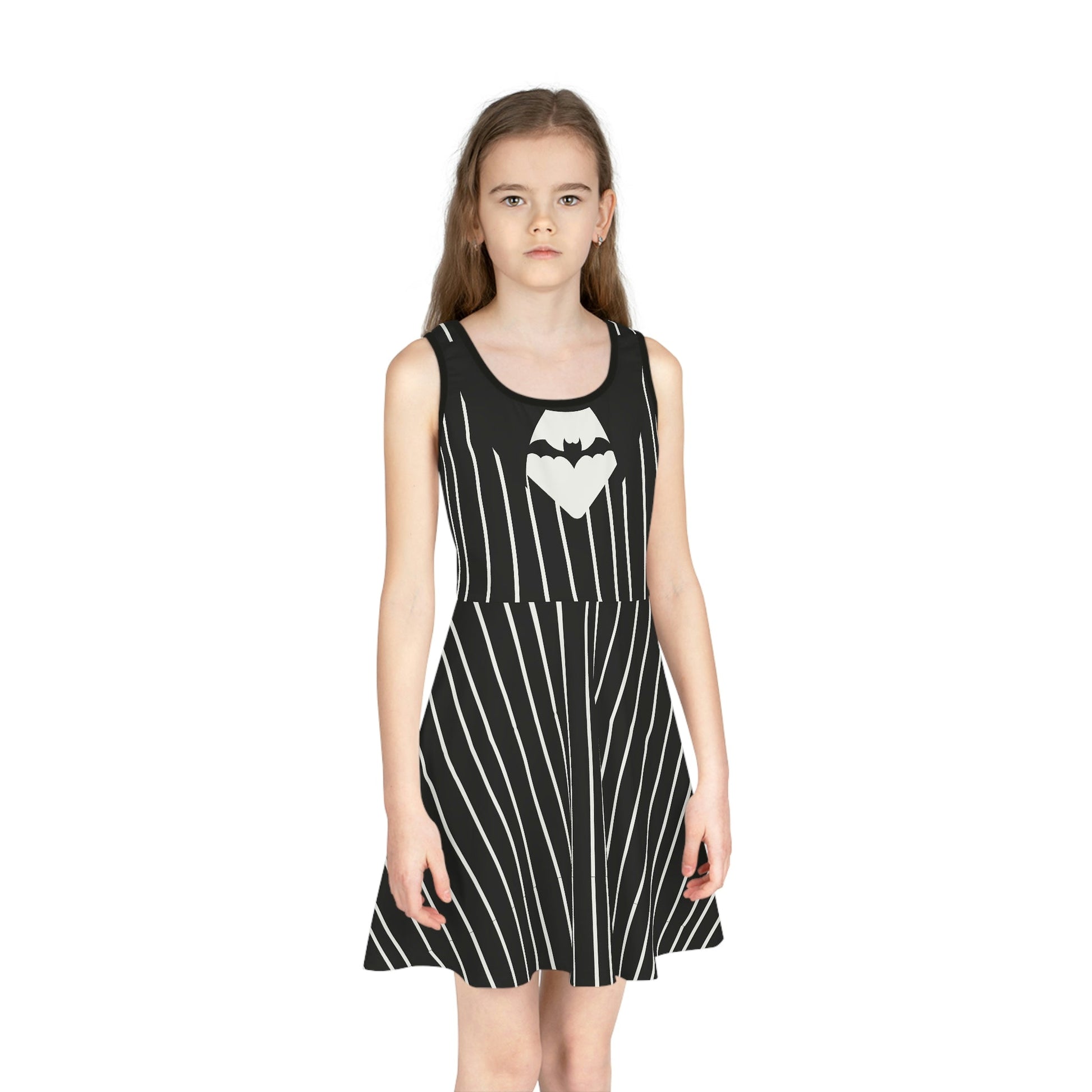Bone Daddy Girls' Sleeveless Sundress (AOP) All Over PrintAOPAOP Clothing#tag4##tag5##tag6#