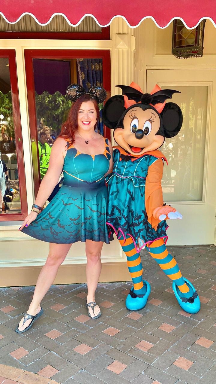 mickey skater dress Disney Mickey Mouse Minnie Mouse Donald Duck Toddler Girls French Terry Skater Dress and Scrunchie White 3T