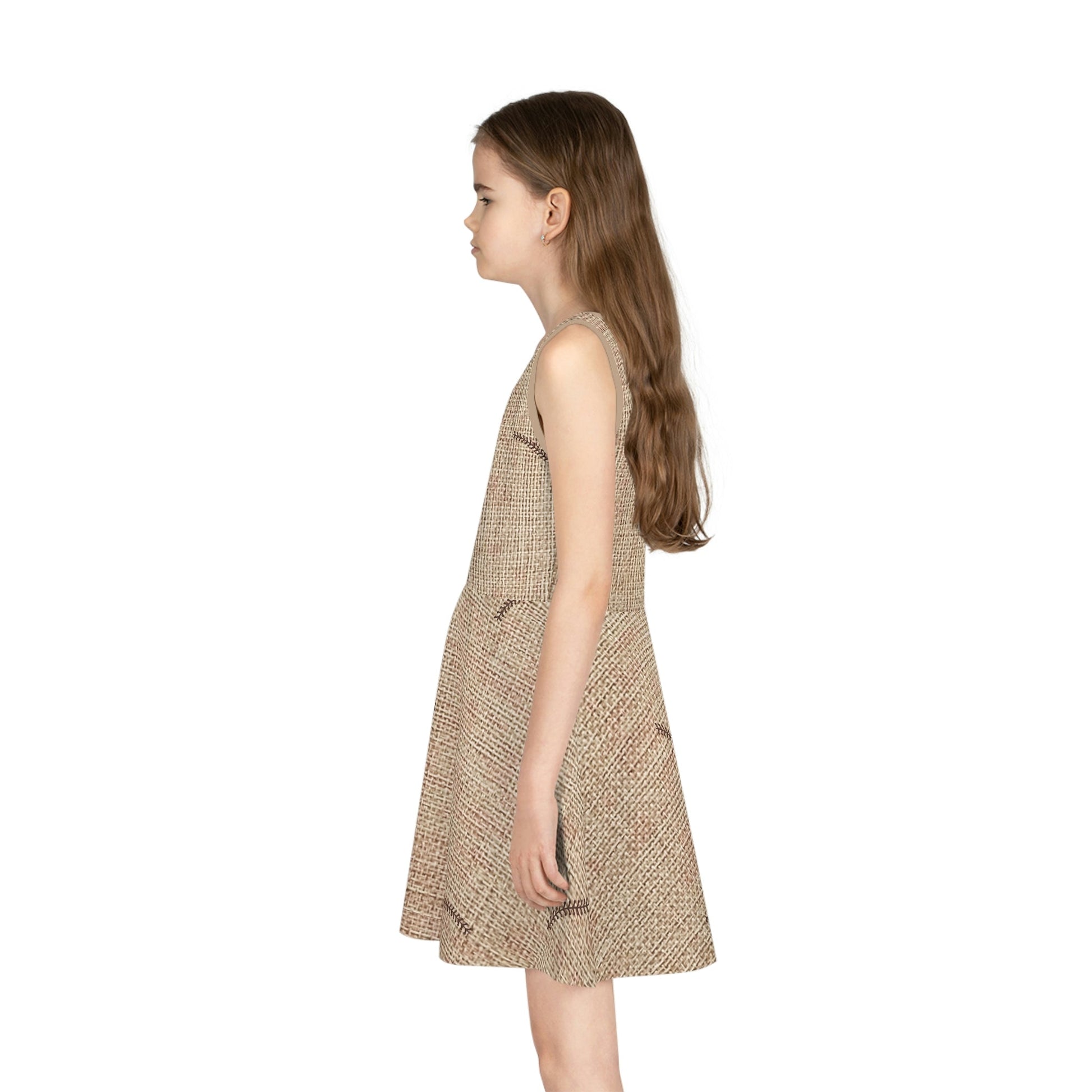 Boogie Man Girls' Sleeveless Sundress (AOP) All Over PrintAOPAOP Clothing#tag4##tag5##tag6#