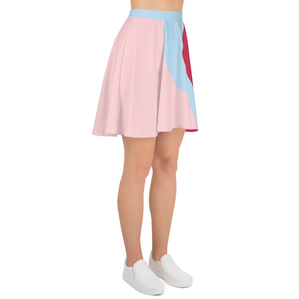 Bubblegum Wall Skater Skirt bubblegum walldisney adultWrong Lever Clothing