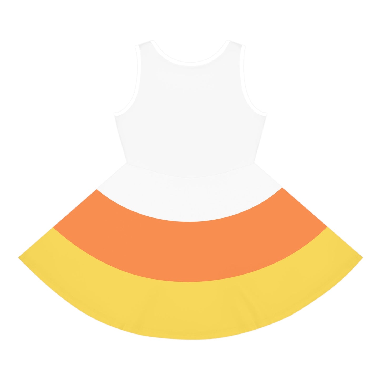 Candy Corn Girls' Sleeveless Sundress All Over PrintAOPAOP Clothing#tag4##tag5##tag6#