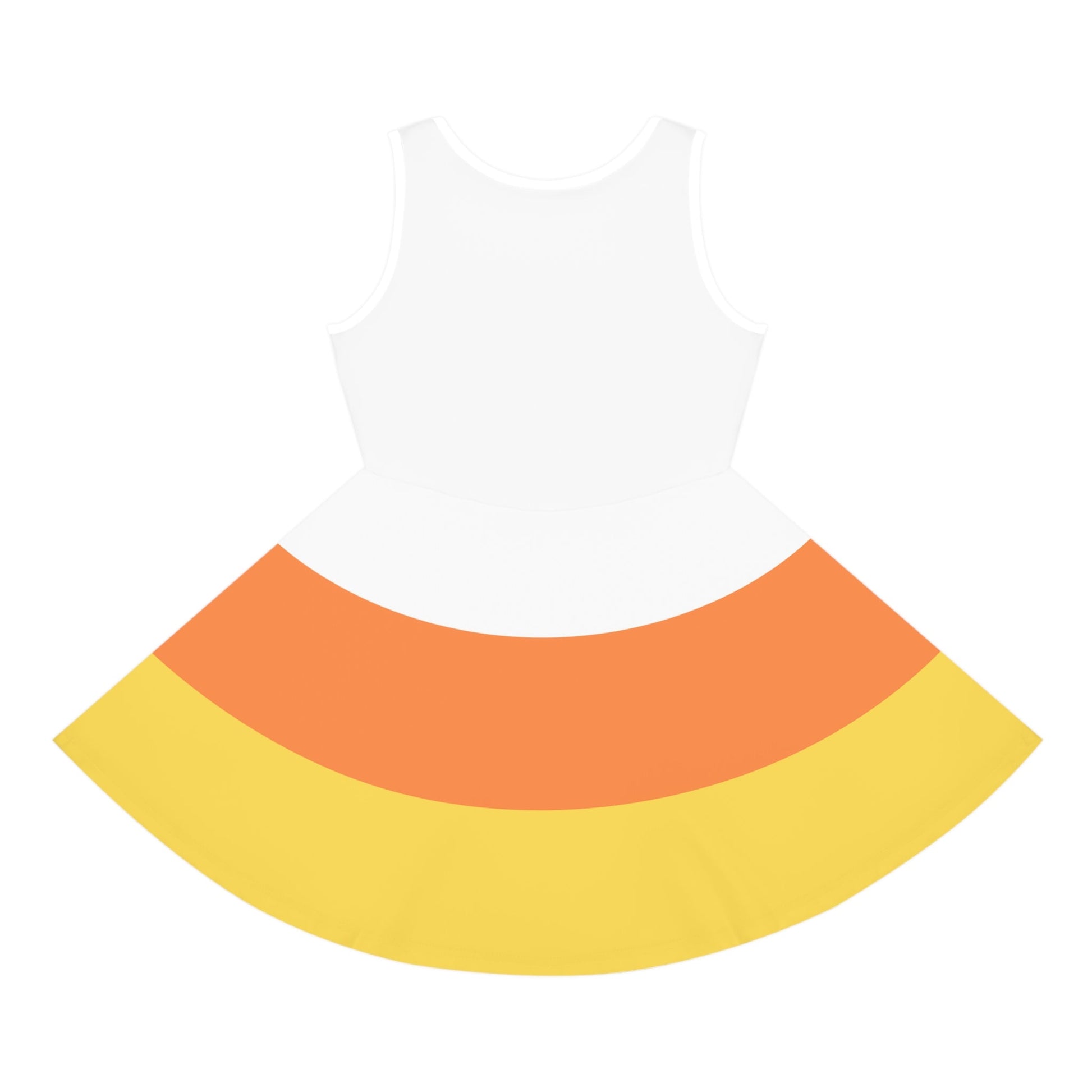 Candy Corn Girls' Sleeveless Sundress All Over PrintAOPAOP Clothing#tag4##tag5##tag6#