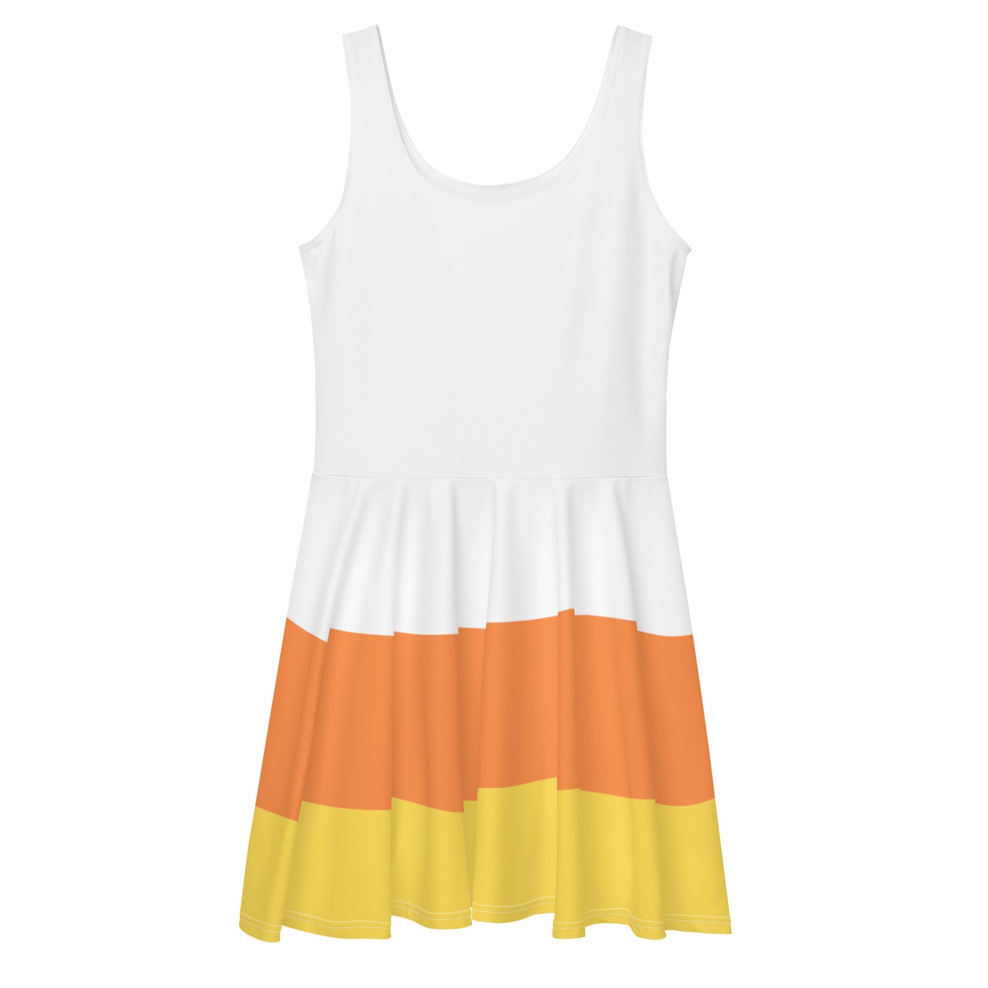 Candy Corn Skater Dress boo to youboundingcandy corn#tag4##tag5##tag6#