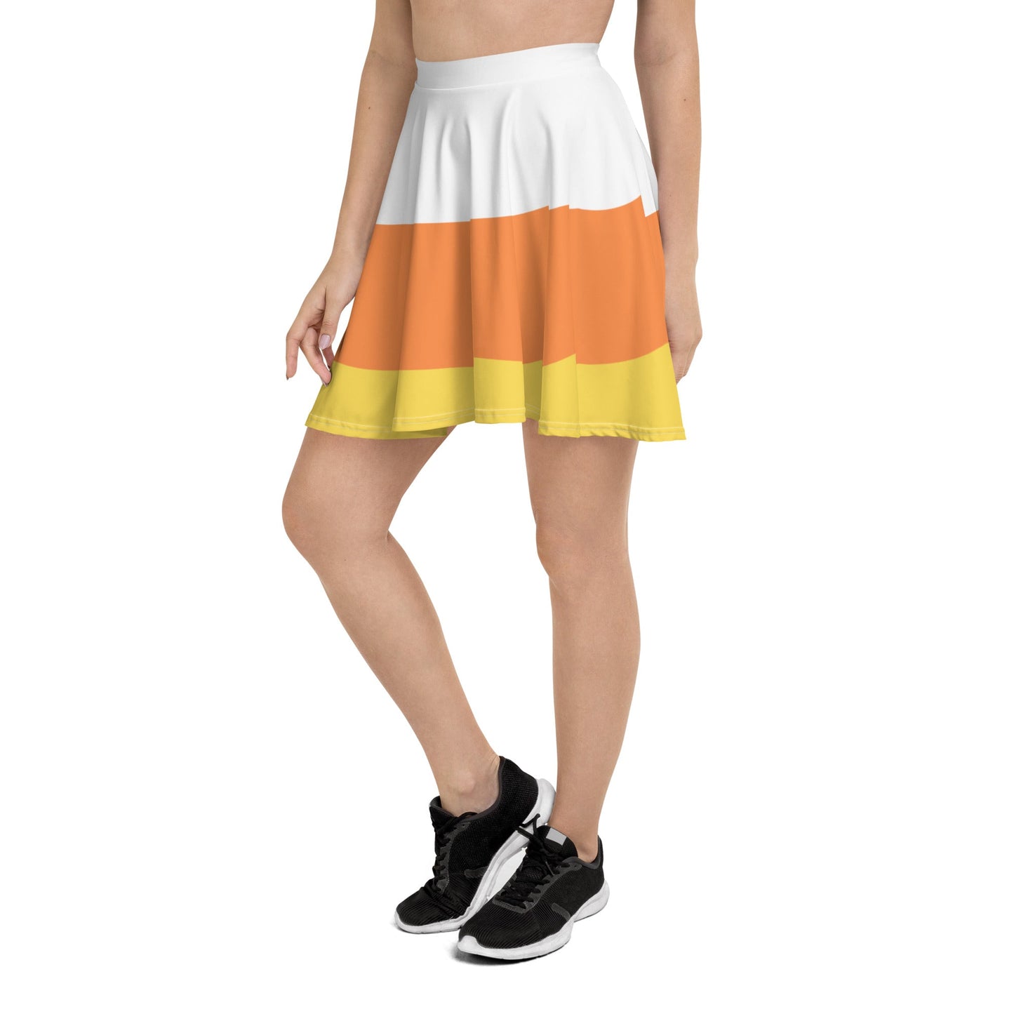 Candy Corn Skater Skirt boo to youboundingcandy corn#tag4##tag5##tag6#