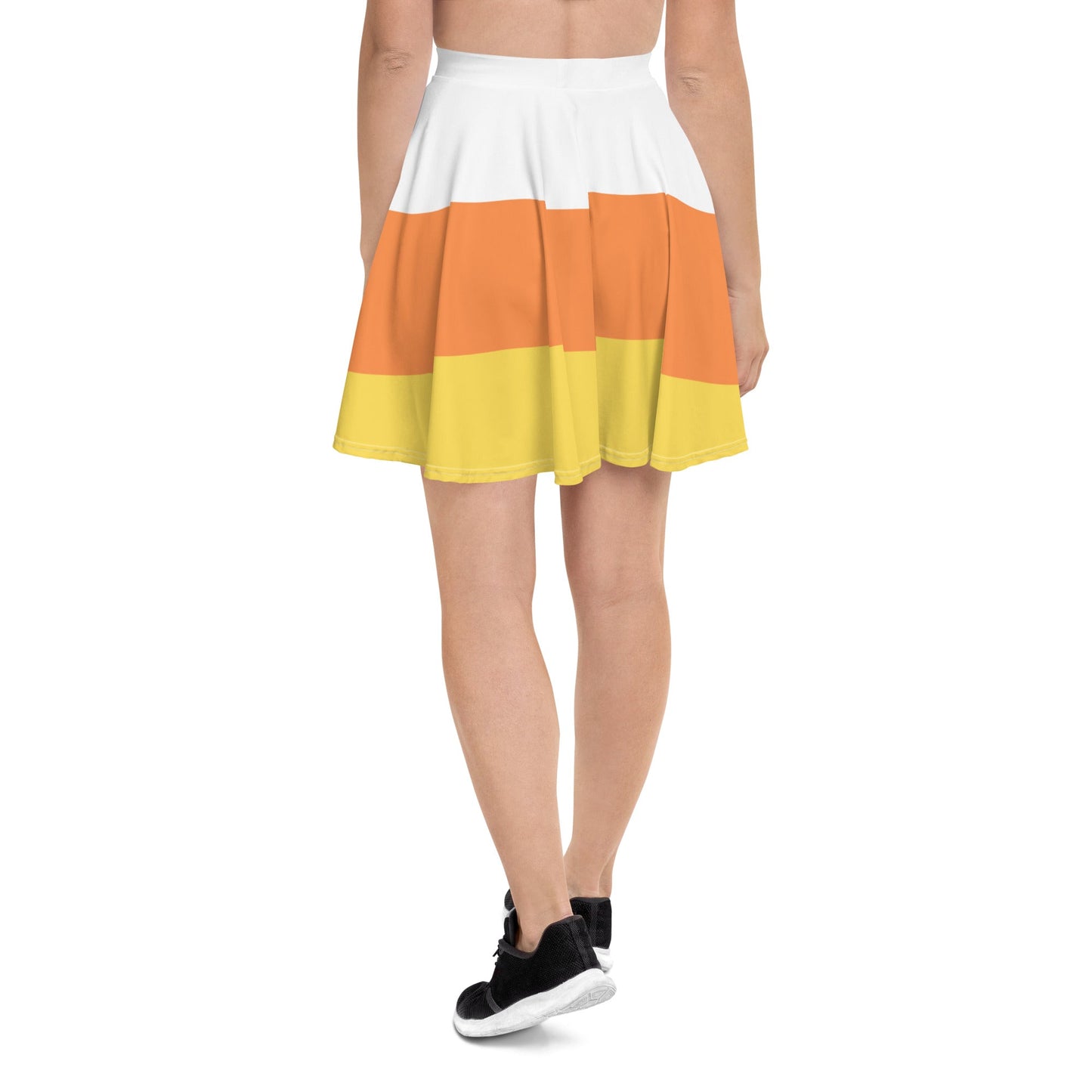 Candy Corn Skater Skirt boo to youboundingcandy corn#tag4##tag5##tag6#