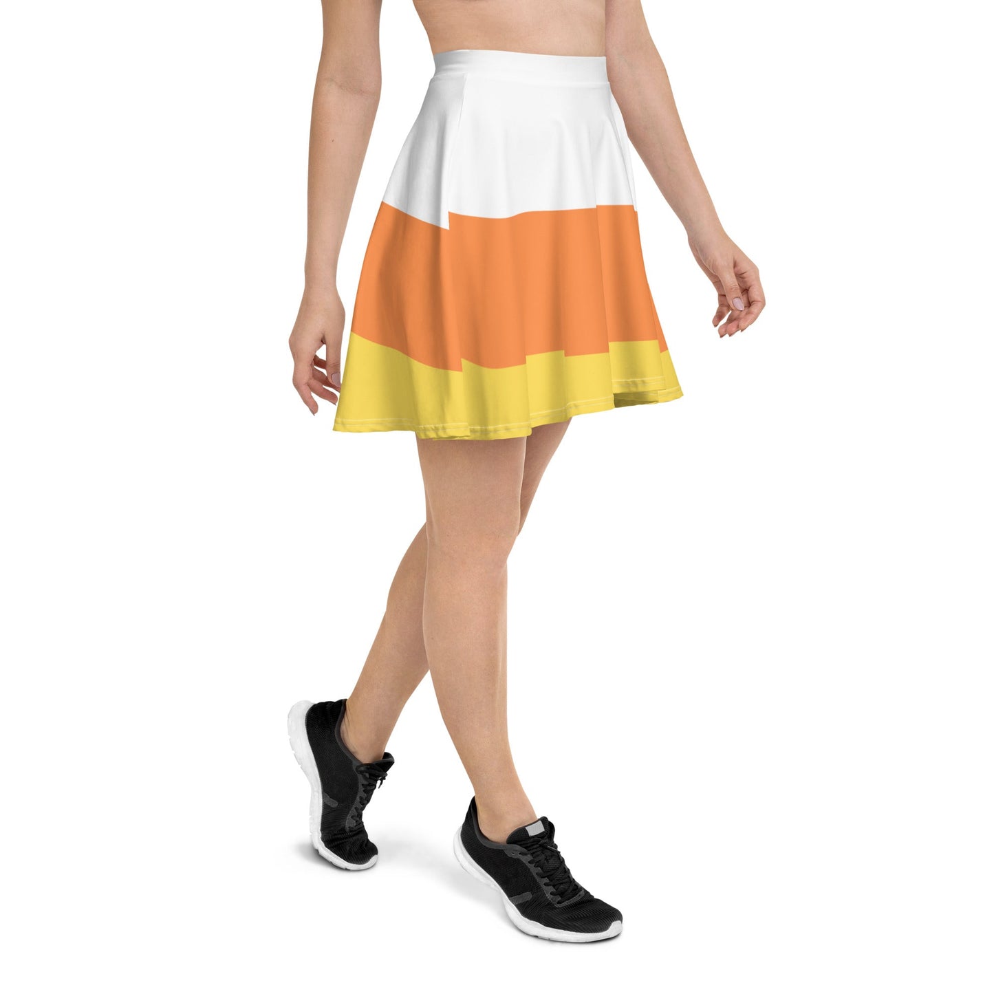 Candy Corn Skater Skirt boo to youboundingcandy corn#tag4##tag5##tag6#