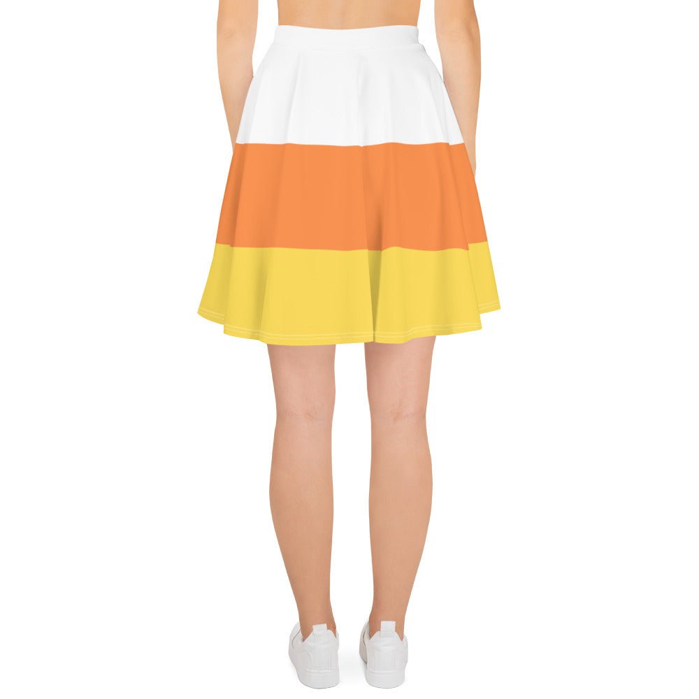 Candy Corn Skater Skirt boo to youboundingcandy corn#tag4##tag5##tag6#