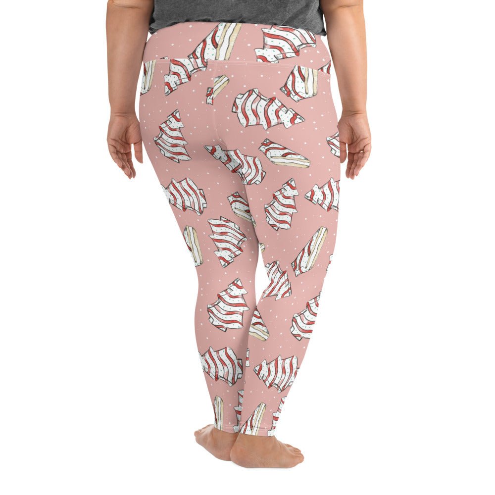 Christmas Cake Plus Size Leggings adult ugly sweater partycake leggingsLittle Lady Shay Boutique