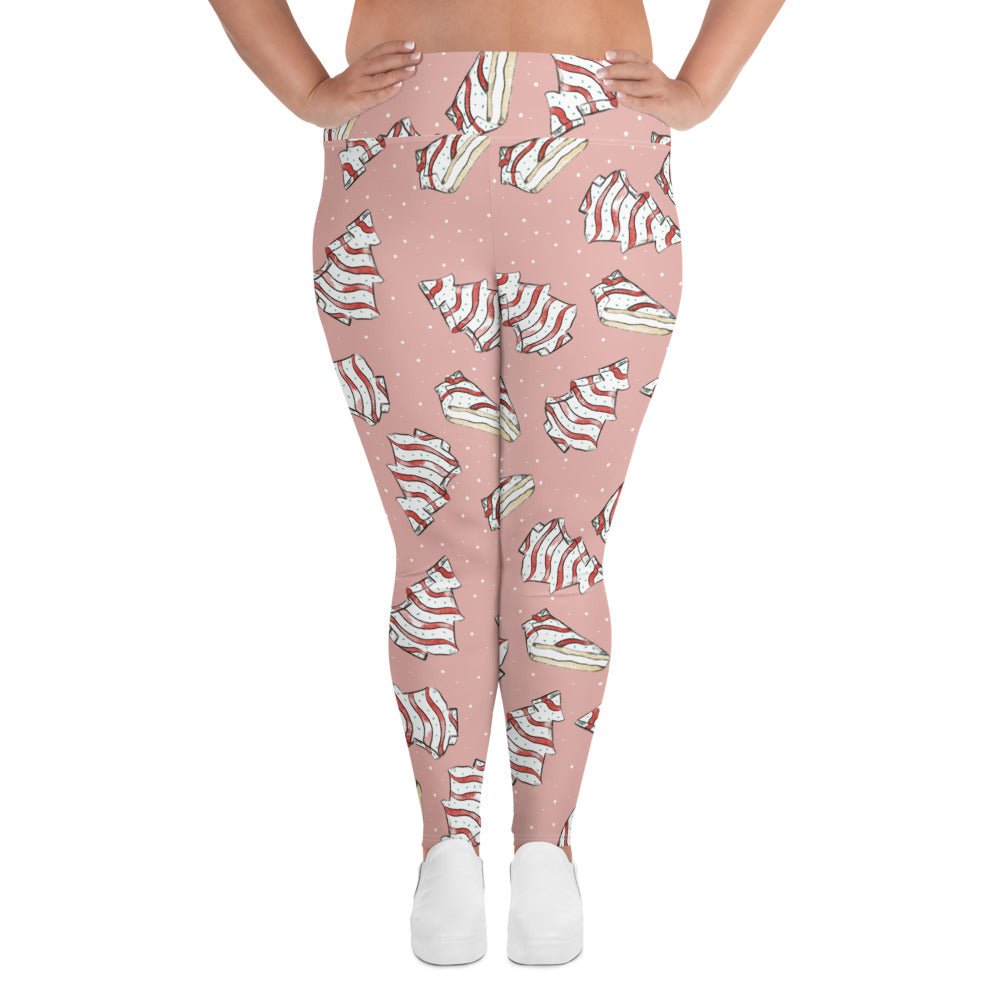 Christmas Cake Plus Size Leggings adult ugly sweater partycake leggingsLittle Lady Shay Boutique