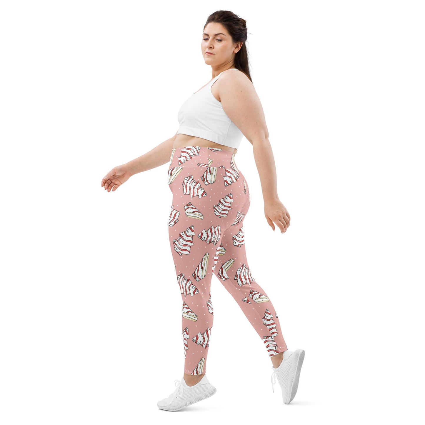 Christmas Cake Plus Size Leggings adult ugly sweater partycake leggingsLittle Lady Shay Boutique