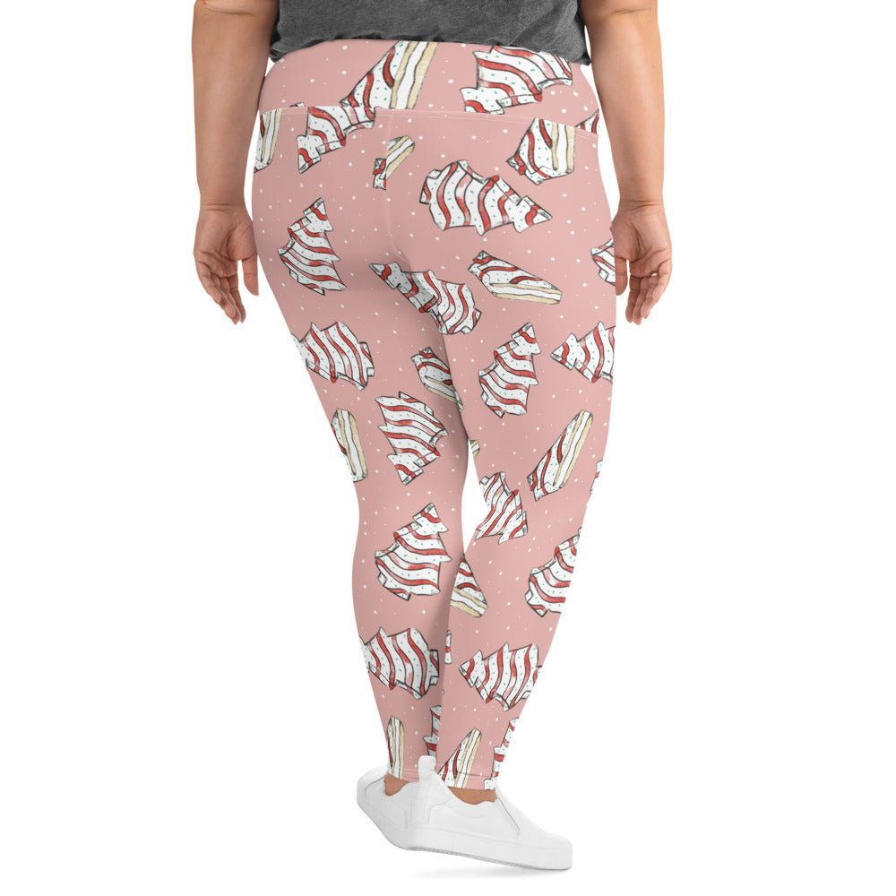Christmas Cake Plus Size Leggings adult ugly sweater partycake leggingsLittle Lady Shay Boutique