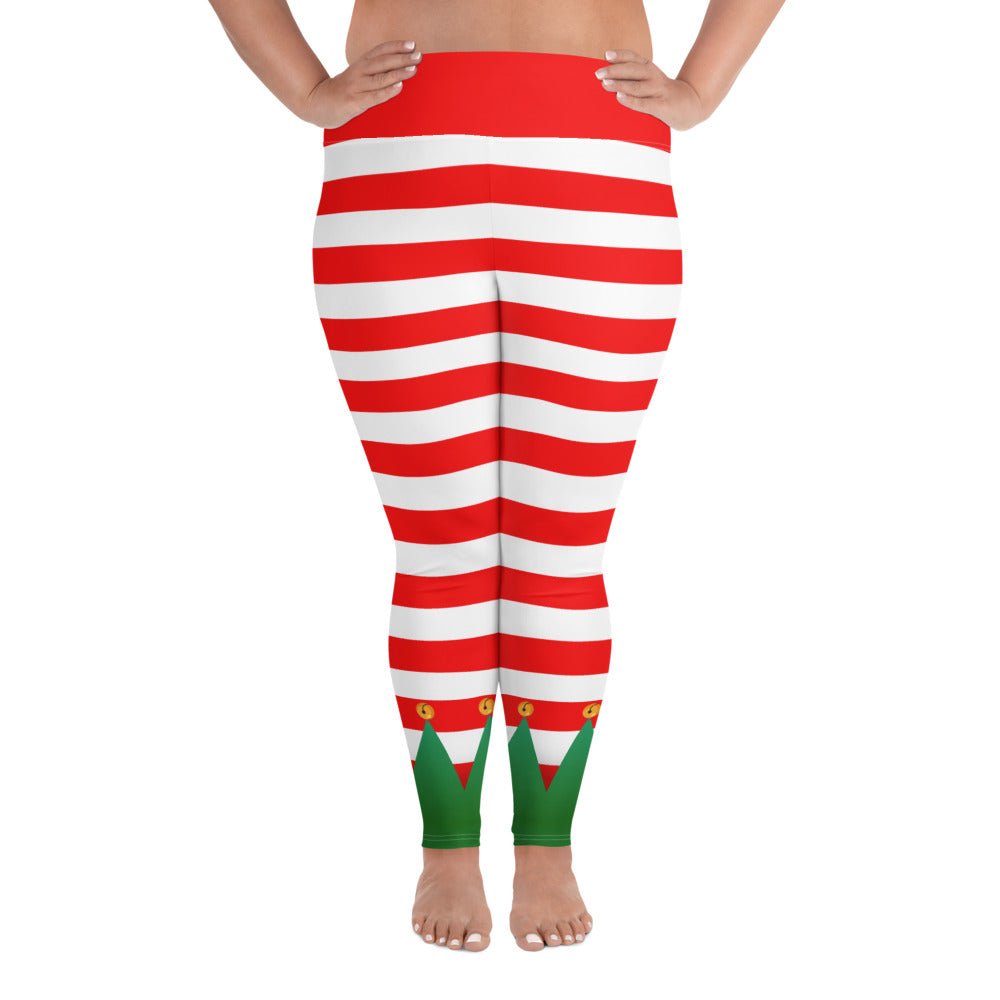 Christmas Elf Plus Size Leggings adult christmasadult elfadult elf leggings#tag4##tag5##tag6#