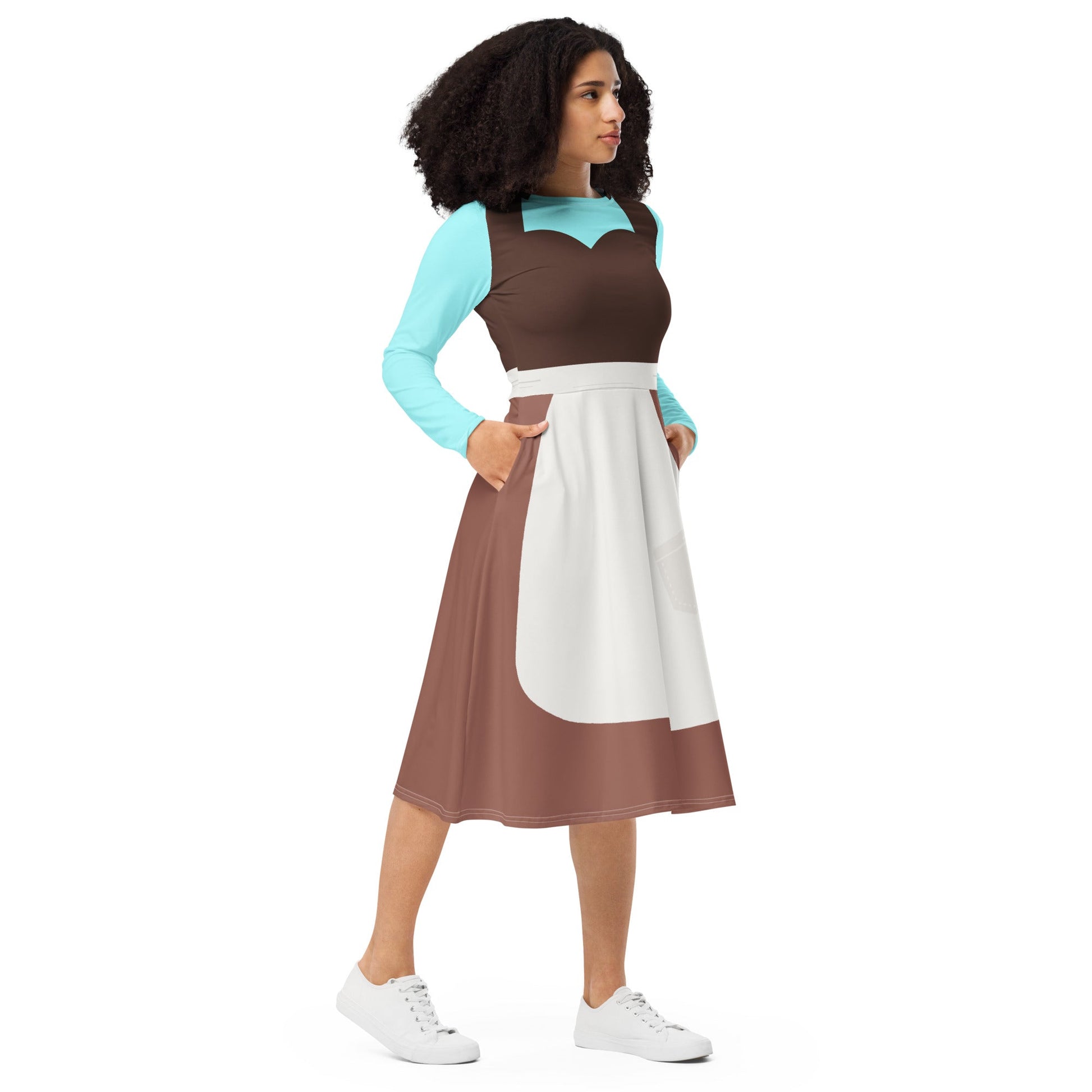 Cinder Servant long sleeve midi dress character meet and greetscinder servant dresscinderella servant#tag4##tag5##tag6#