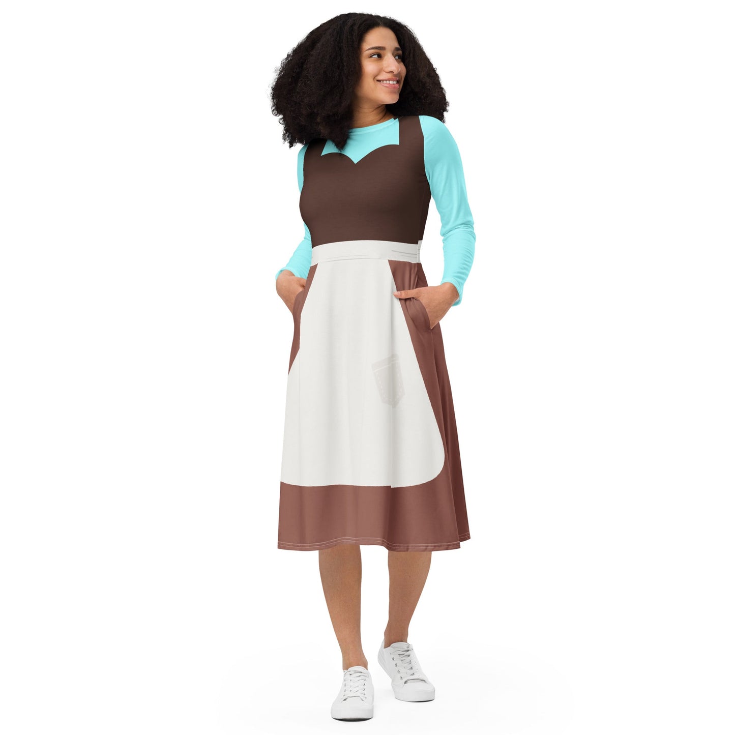 Cinder Servant long sleeve midi dress character meet and greetscinder servant dresscinderella servant#tag4##tag5##tag6#