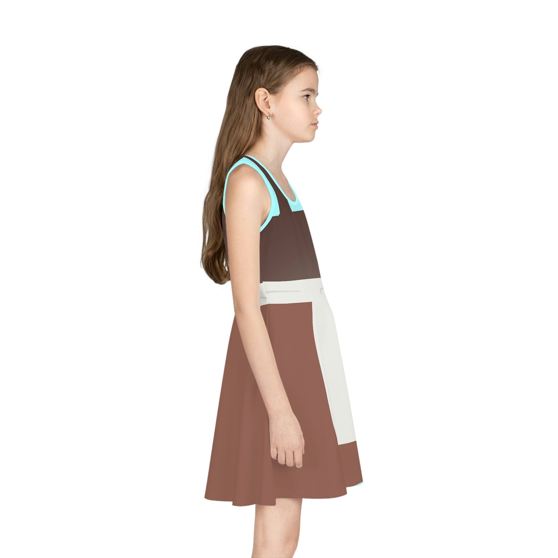 Cindy Girls' Sleeveless Sundress adult disney princessAll Over PrintAOP#tag4##tag5##tag6#