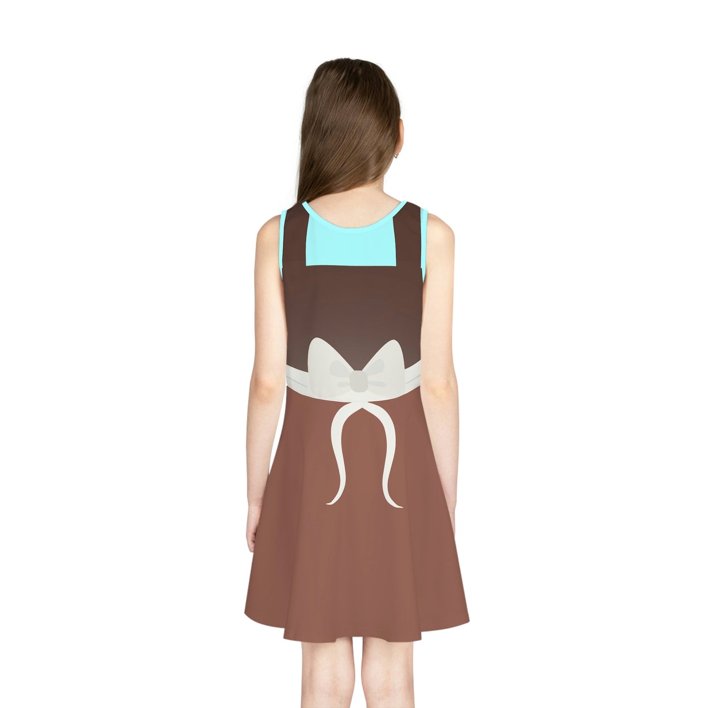 Cindy Girls' Sleeveless Sundress adult disney princessAll Over PrintAOP#tag4##tag5##tag6#