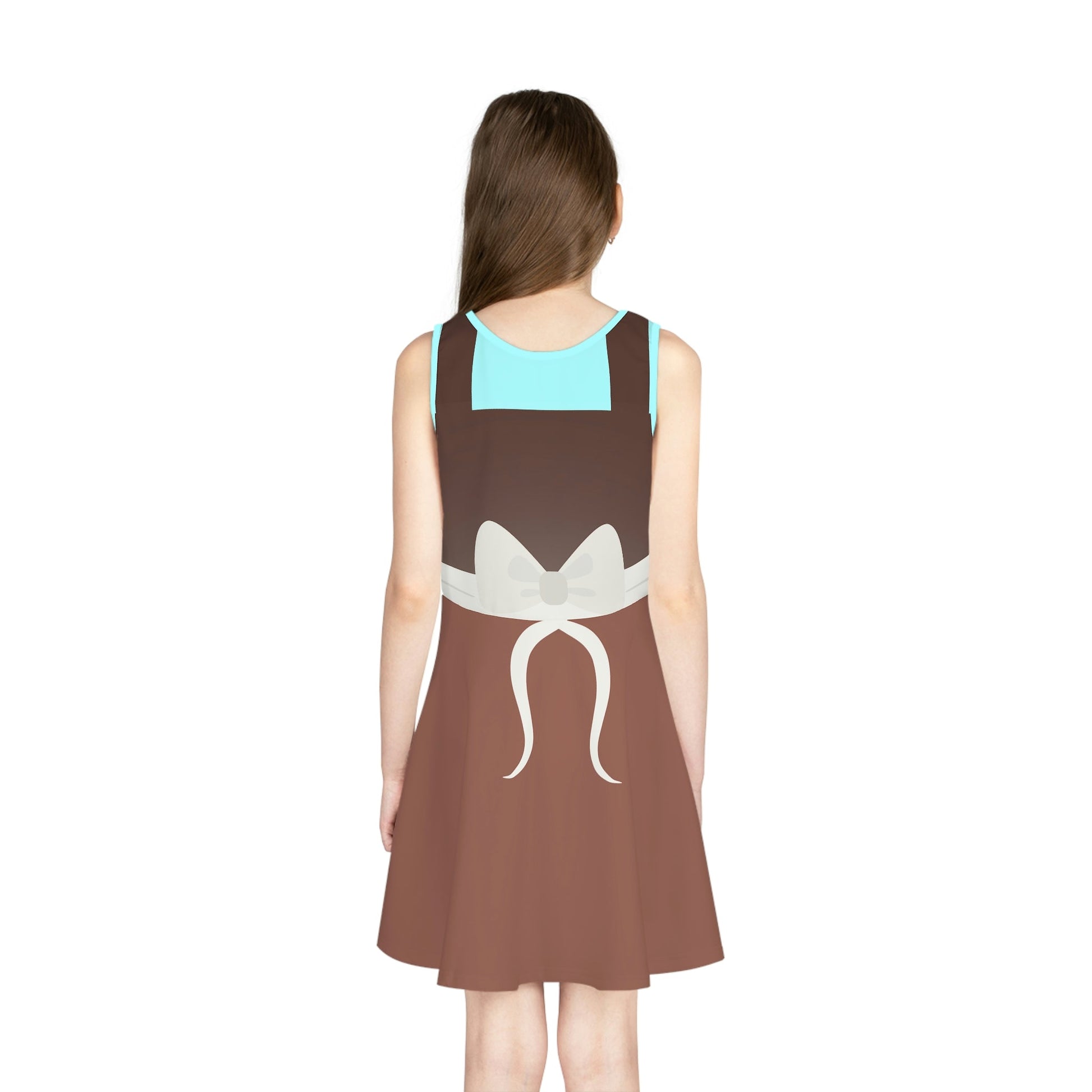 Cindy Girls' Sleeveless Sundress adult disney princessAll Over PrintAOP#tag4##tag5##tag6#
