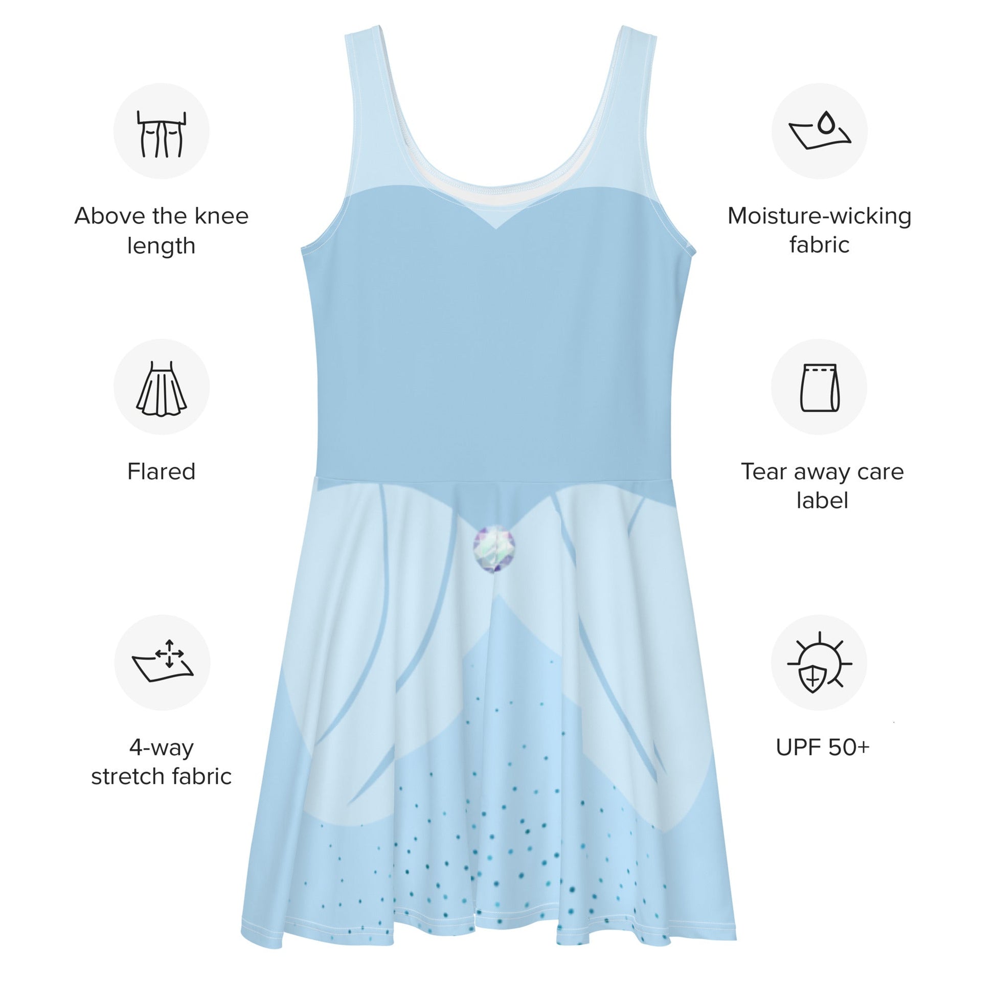Cindy Skater Dress cinderellacinderella adult costumeSkater DressWrong Lever Clothing