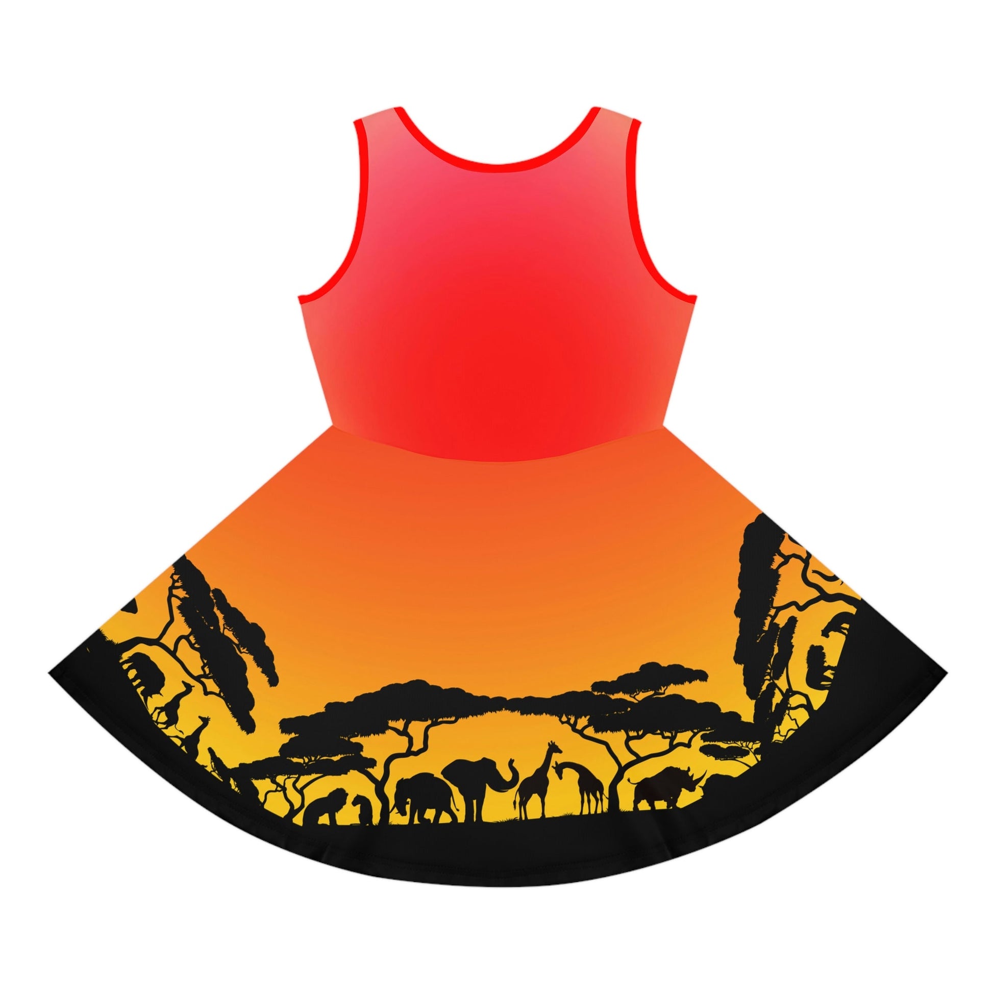 Circle of Life Girls' Sleeveless Sundress All Over PrintAOPAOP Clothing#tag4##tag5##tag6#