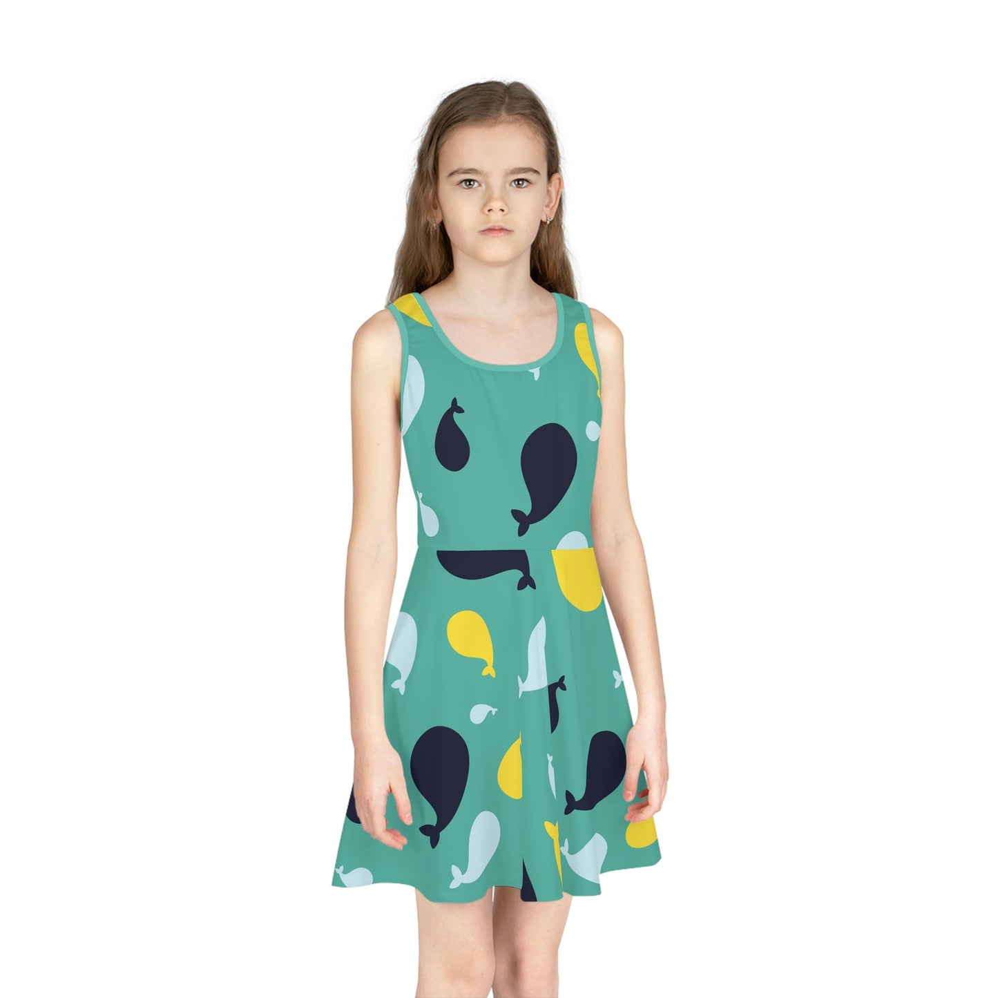 Coco Girls' Sleeveless Sundress All Over PrintAOPAOP Clothing#tag4##tag5##tag6#