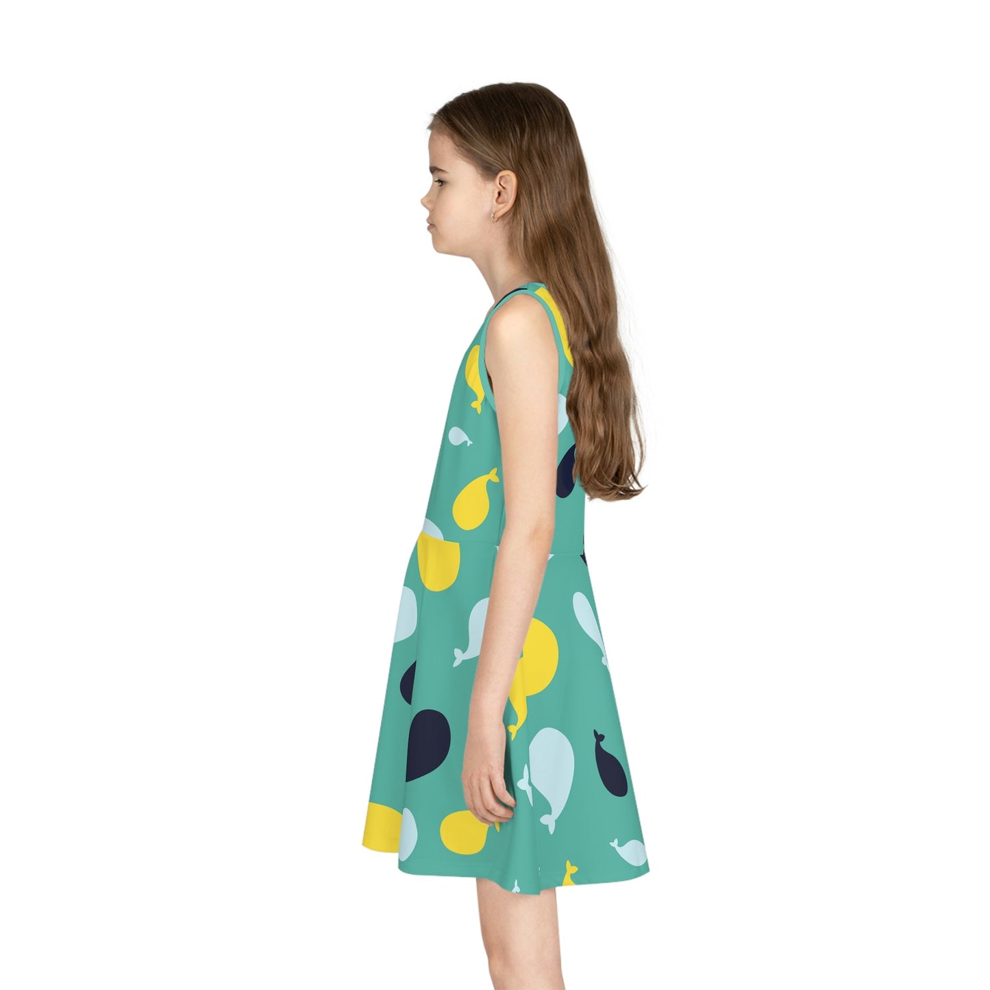 Coco Girls' Sleeveless Sundress All Over PrintAOPAOP Clothing#tag4##tag5##tag6#
