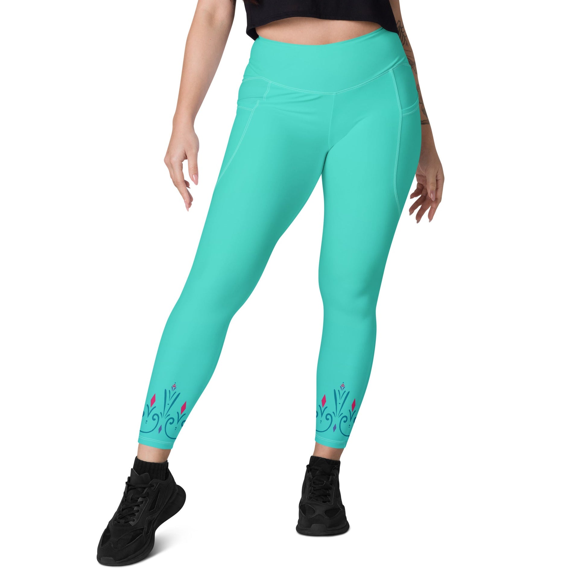Coronation Day Leggings with pockets cornation day leggingscosplayAdult LeggingsWrong Lever Clothing