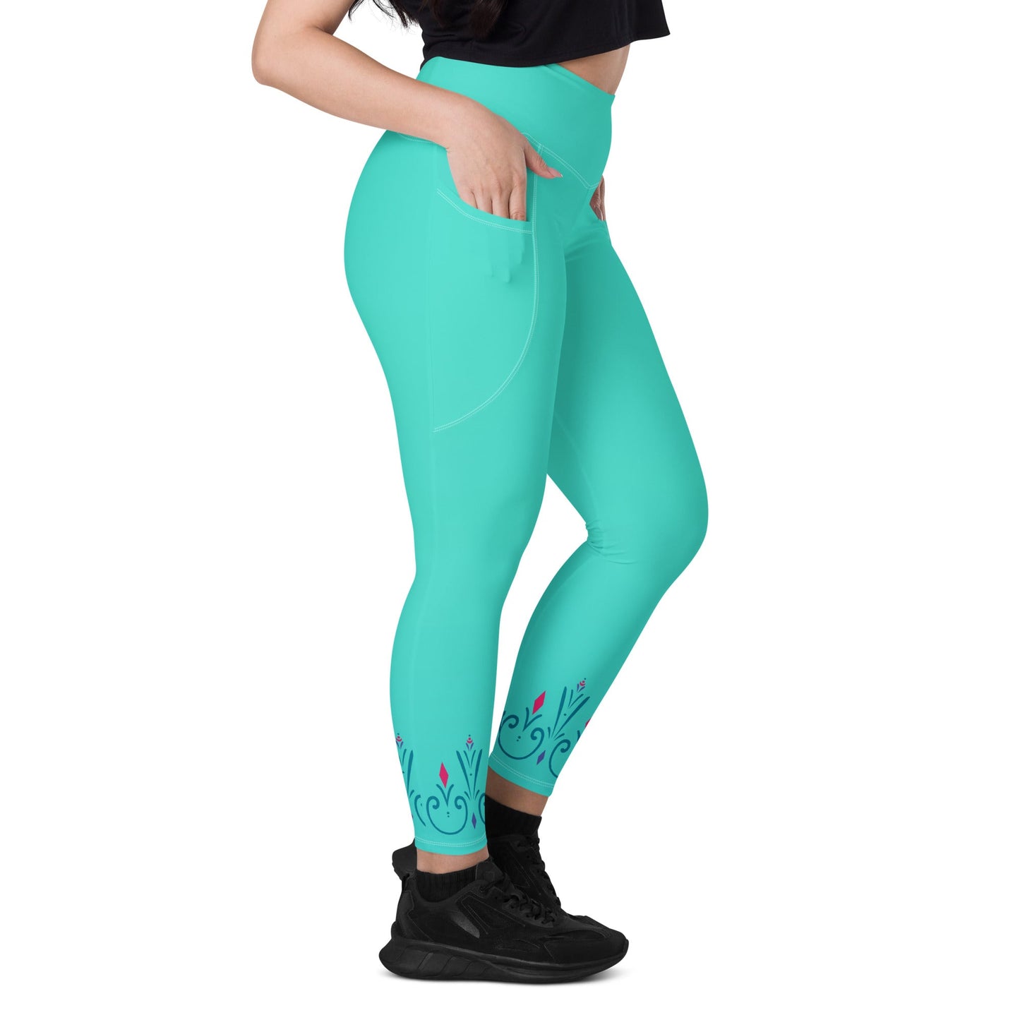 Coronation Day Leggings with pockets cornation day leggingscosplayAdult LeggingsWrong Lever Clothing
