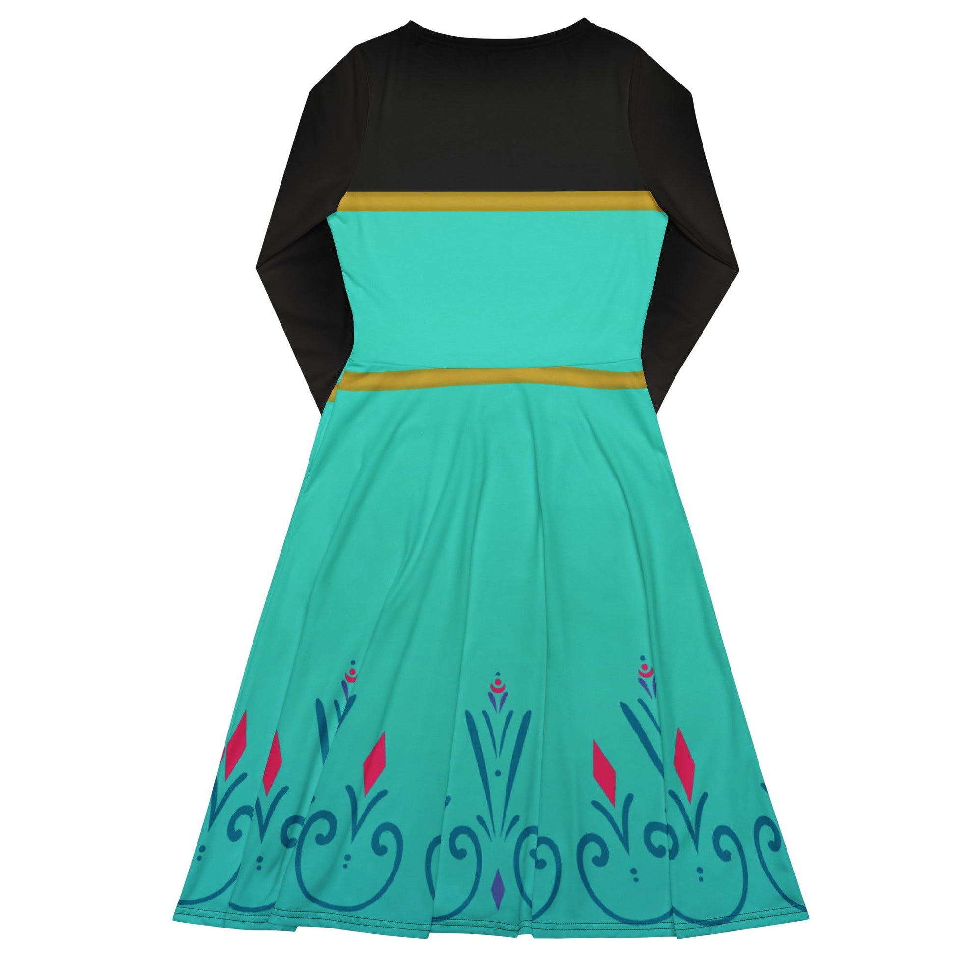 Coronation Day long sleeve midi dress coronation day dressdisney adultdisney adult dress#tag4##tag5##tag6#