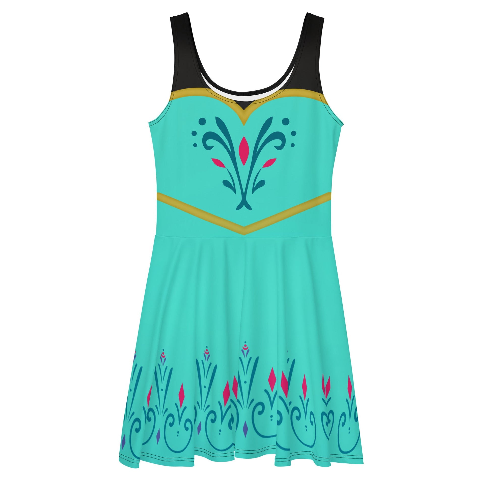 Coronation Day Skater Dress adult disney princessadult elsa costumeadult frozen costume#tag4##tag5##tag6#