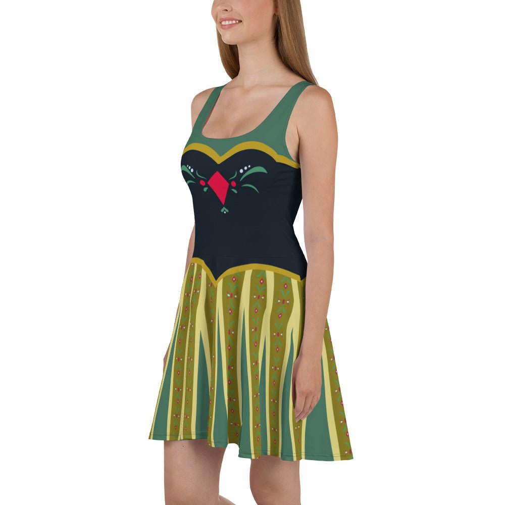 Coronation Day Skater Dress adult anna dressanna coronation dayanna elsa style#tag4##tag5##tag6#