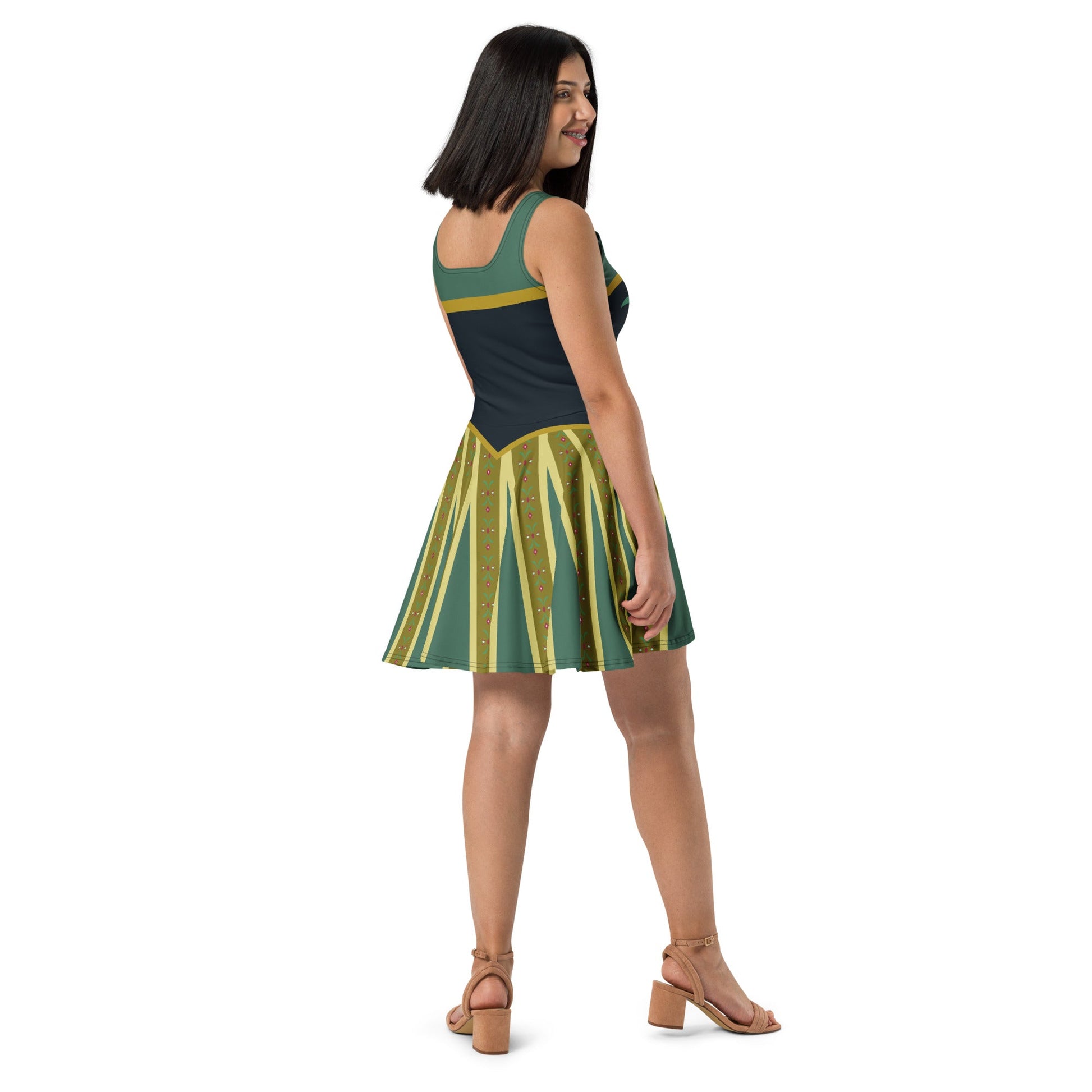 Coronation Day Skater Dress adult anna dressanna coronation dayanna elsa style#tag4##tag5##tag6#