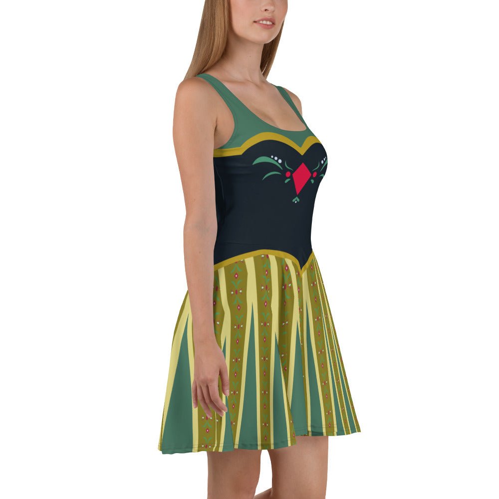 Coronation Day Skater Dress adult anna dressanna coronation dayanna elsa style#tag4##tag5##tag6#