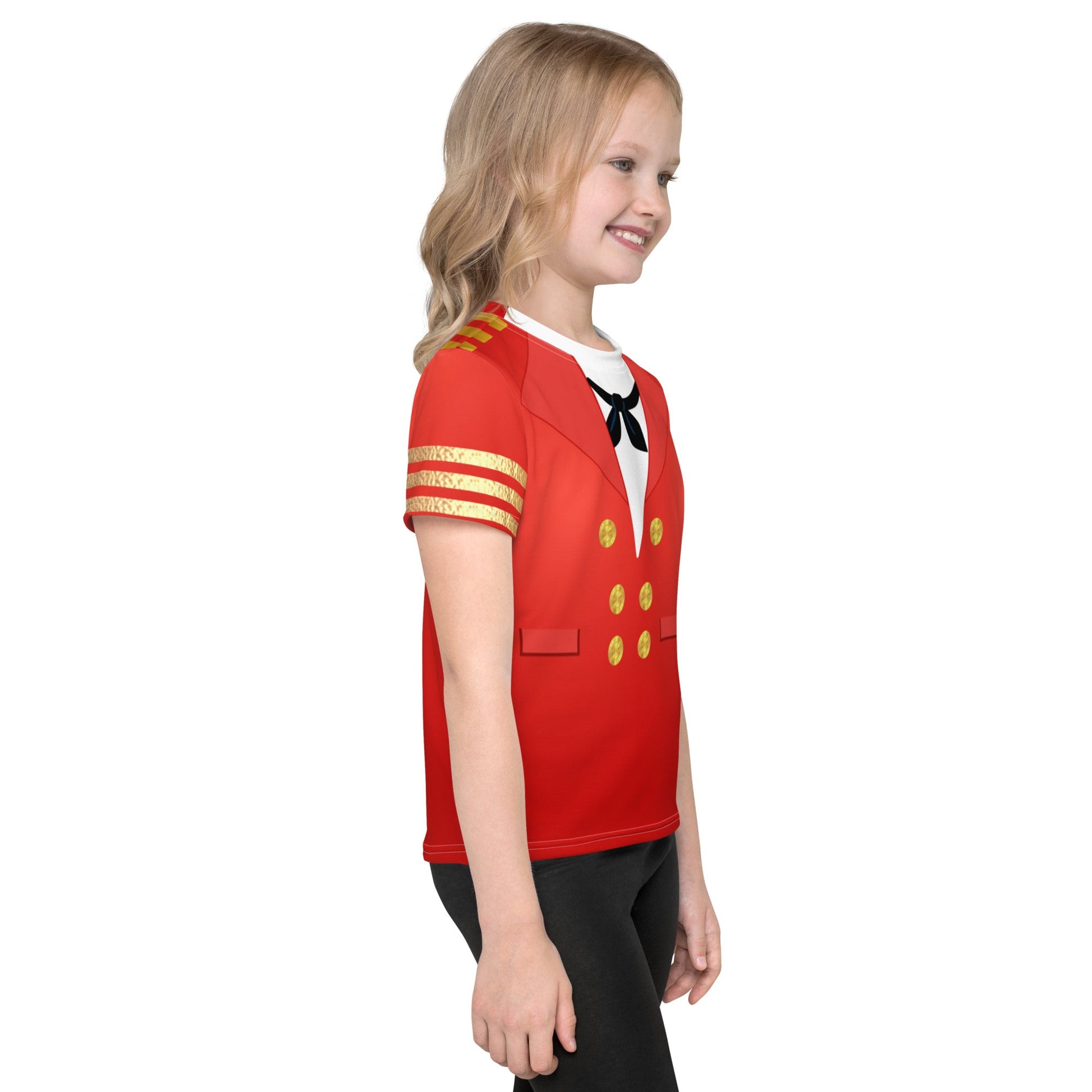 Cruise Captain Kids crew neck t-shirt captain minniechildrens cruise topKids T-ShirtLittle Lady Shay Boutique