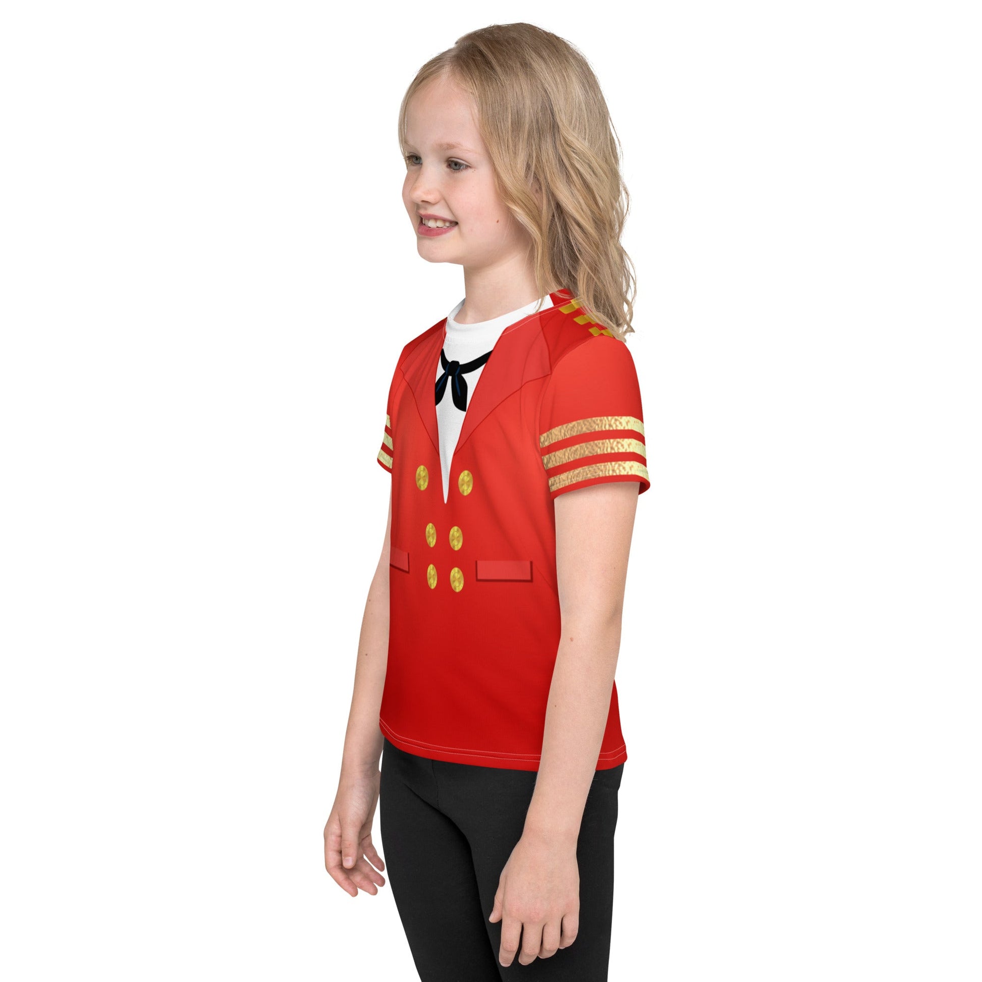 Cruise Captain Kids crew neck t-shirt captain minniechildrens cruise topKids T-ShirtLittle Lady Shay Boutique