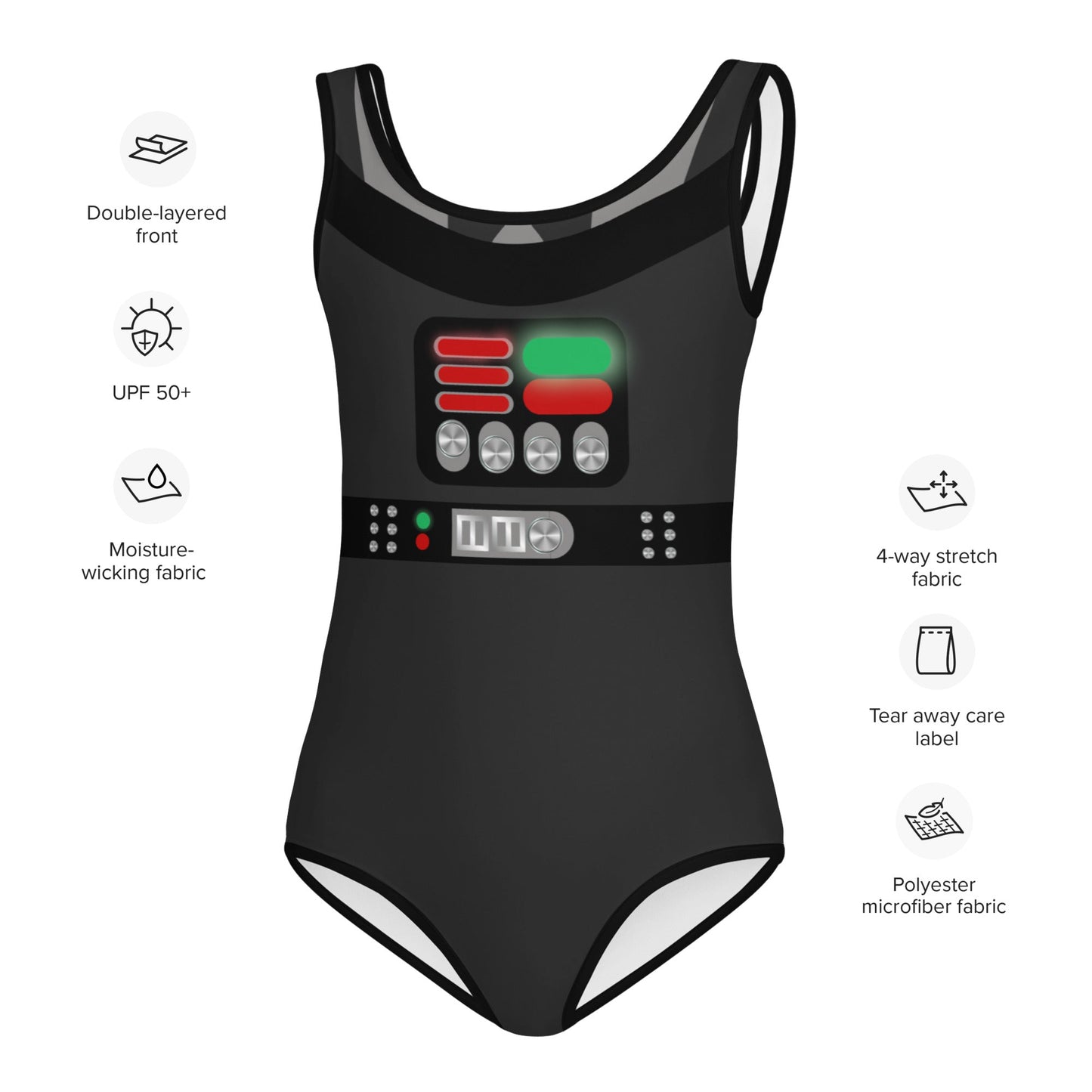 Dark Side Kids Swimsuit Darth vaderdisney cruiseWrong Lever Clothing