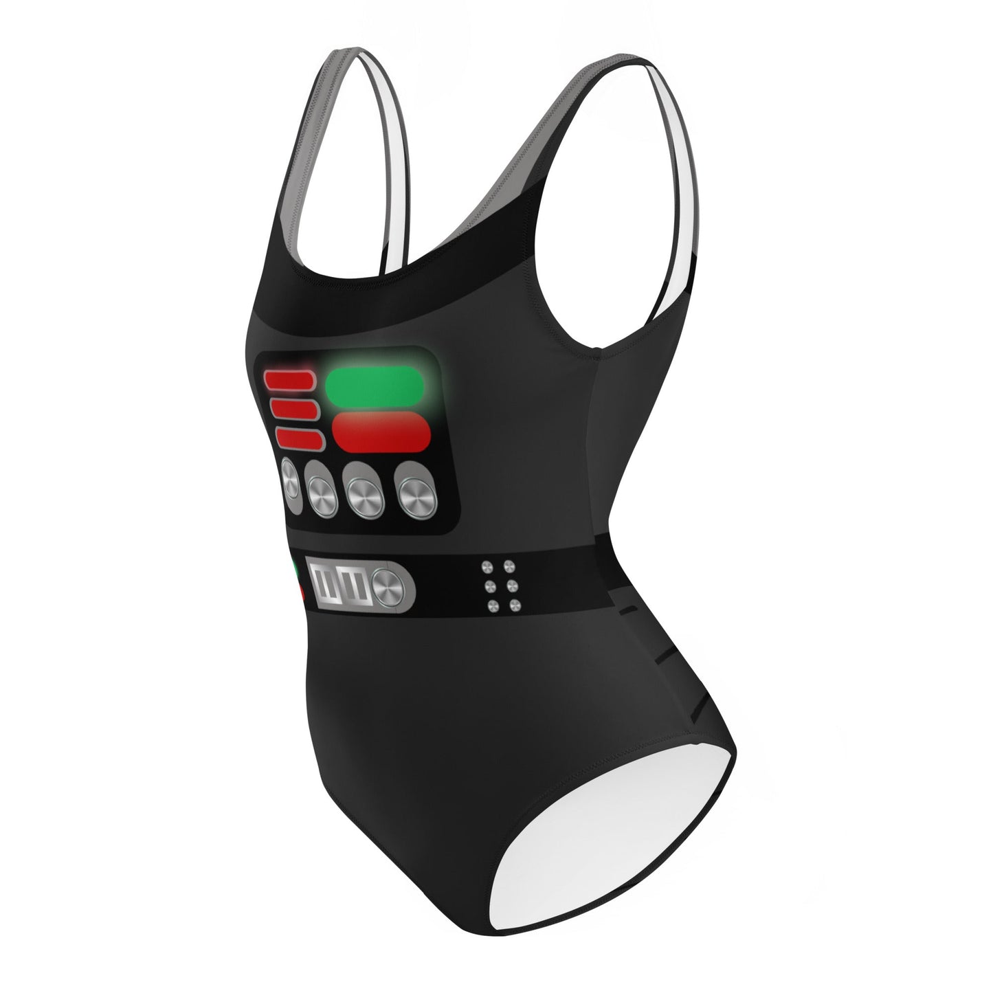 Dark side One-Piece Swimsuit Darth vaderdisney cruiseWrong Lever Clothing