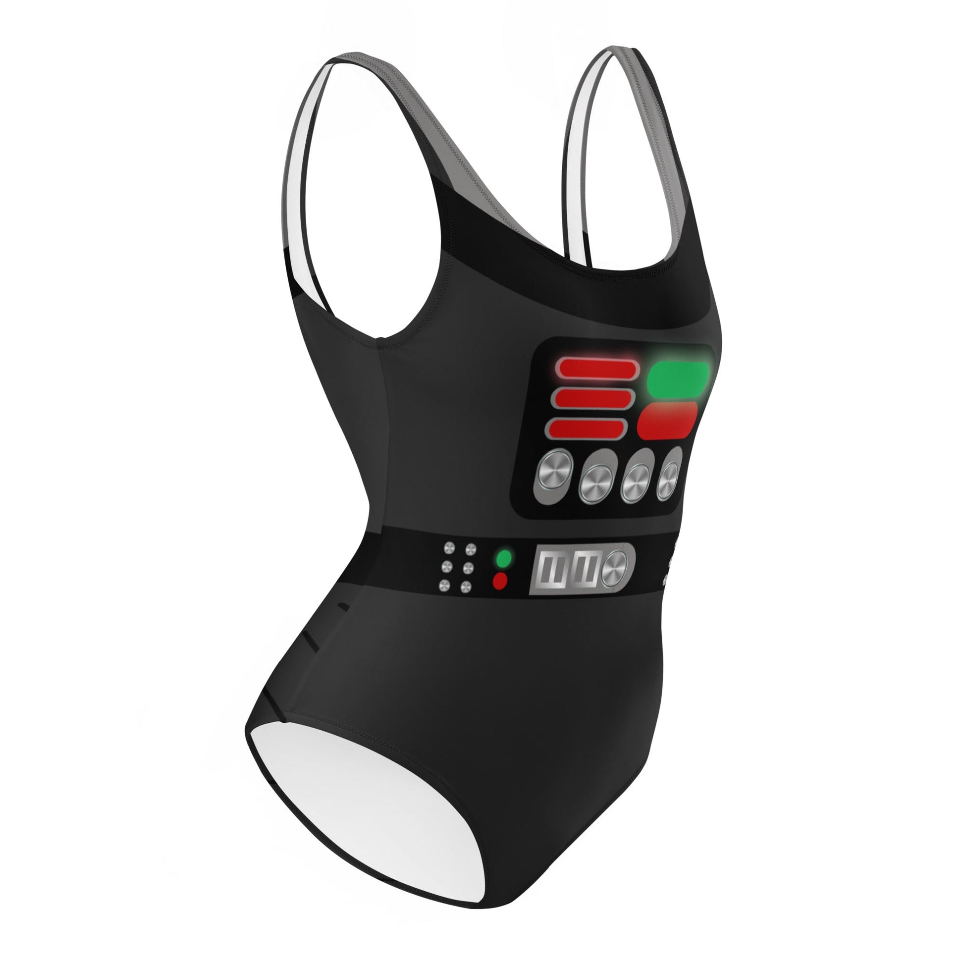 Dark side One-Piece Swimsuit Darth vaderdisney cruiseWrong Lever Clothing