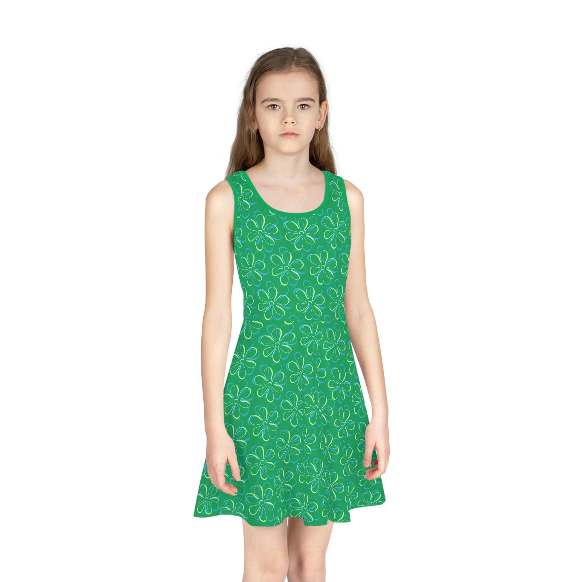 Disgust Girls' Sleeveless Sundress All Over PrintAOPAOP Clothing#tag4##tag5##tag6#