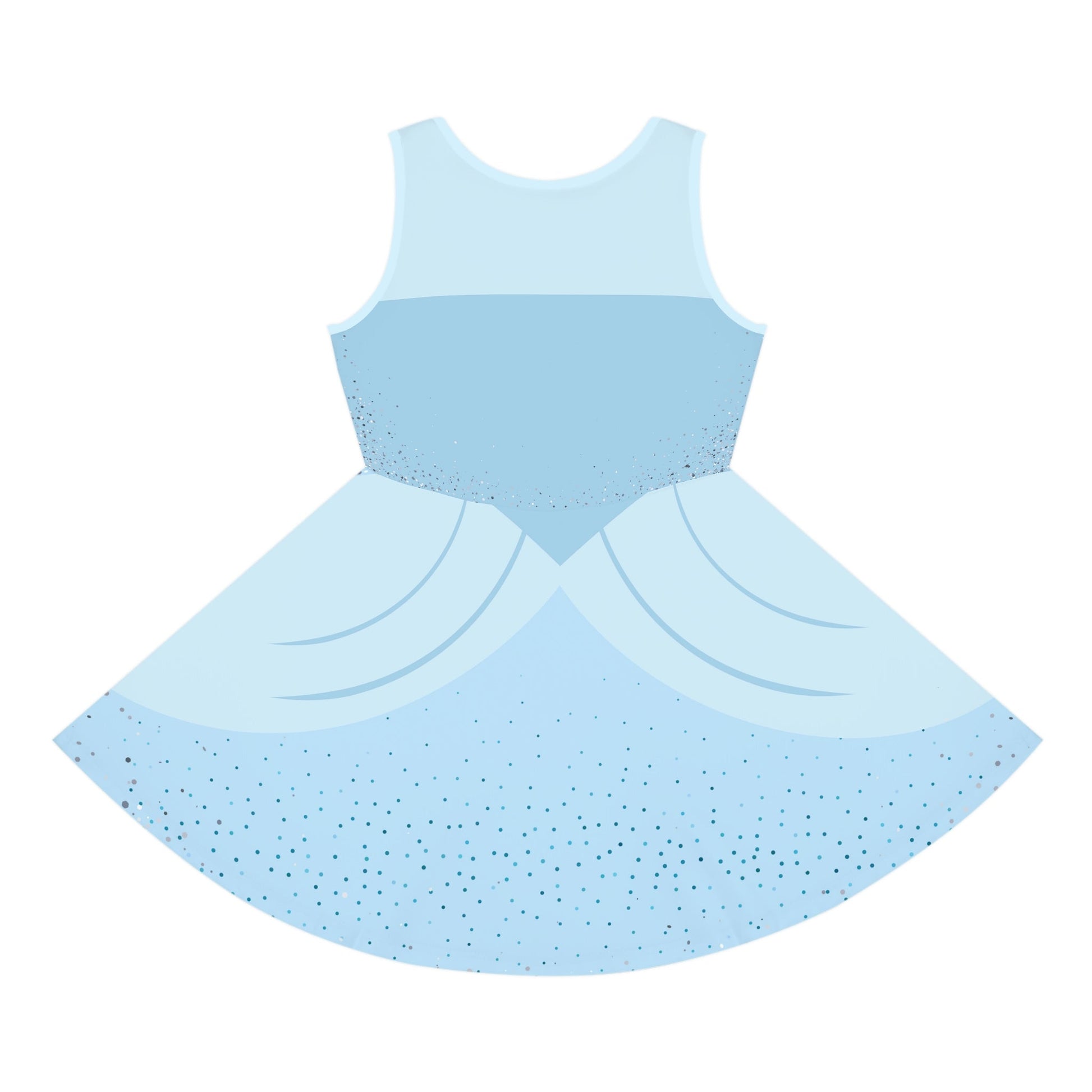 Does the Shoe Fit? Girls' Sleeveless Sundress All Over PrintAOPAOP Clothing#tag4##tag5##tag6#