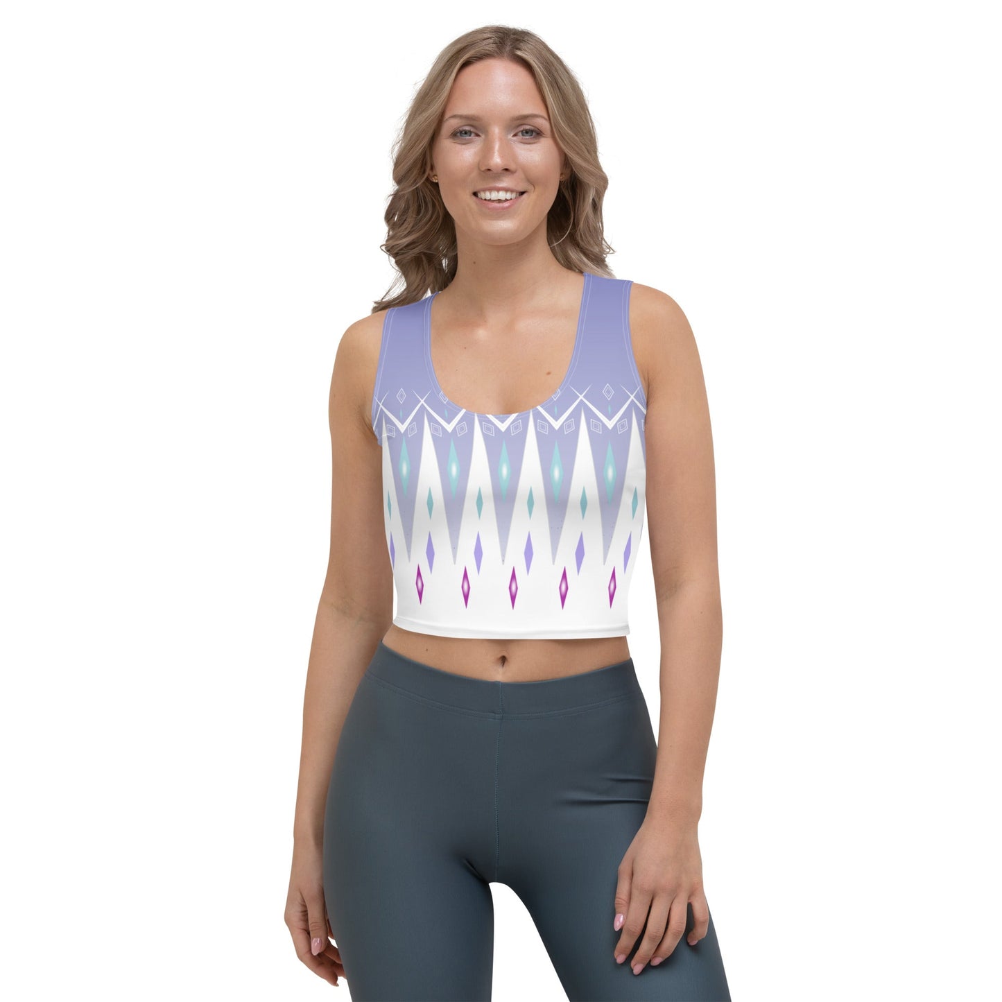 Elsa Frozen Crop Top adult disneyadult elsa costumedisney crop top#tag4##tag5##tag6#